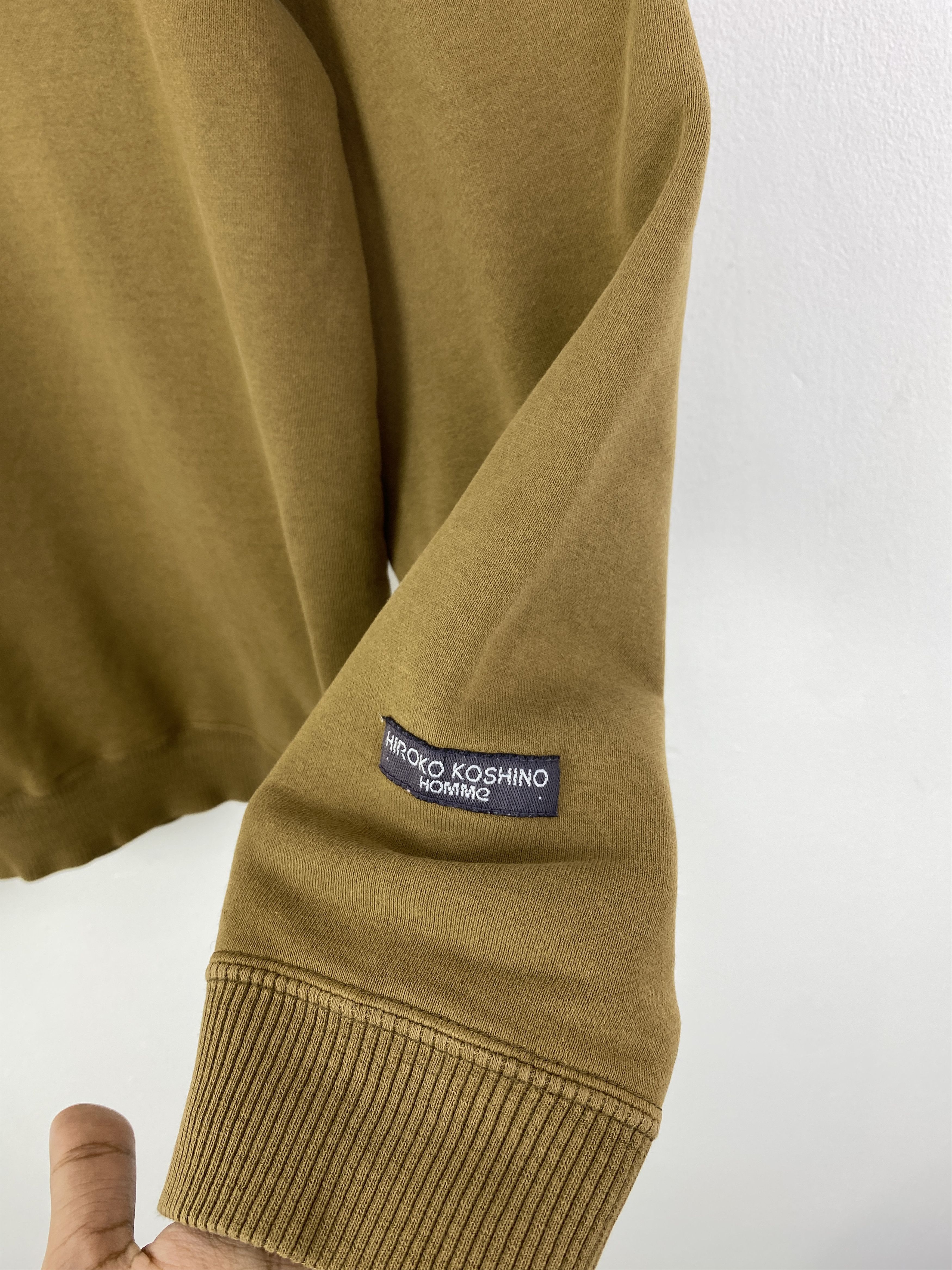 Hiroko Koshino Homme Hiroko Koshino Homme Embroidery Sweatshirt SH0134 Size US L / EU 52-54 / 3 - 8 Thumbnail