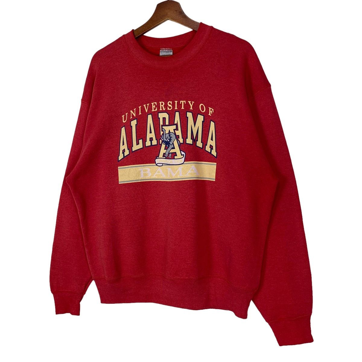 Fruit Of The Loom × Vintage Vintage University Of Alabama BAMA Sweatshirt Big Logo Size US L / EU 52-54 / 3 - 3 Thumbnail