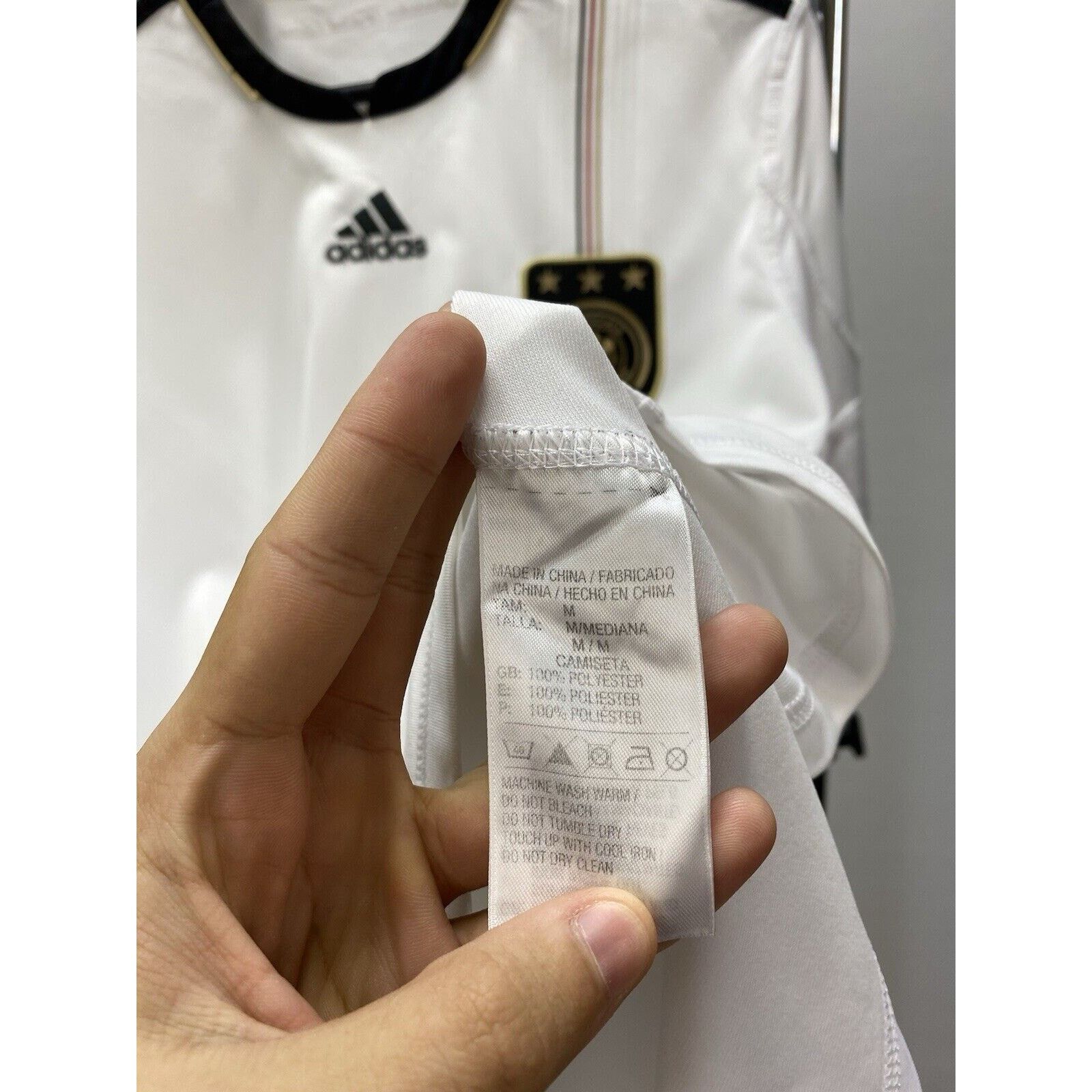 Adidas Adidas Germany 2010 2011 Home Soccer Jersey Football Shirt Size US M / EU 48-50 / 2 - 12 Thumbnail