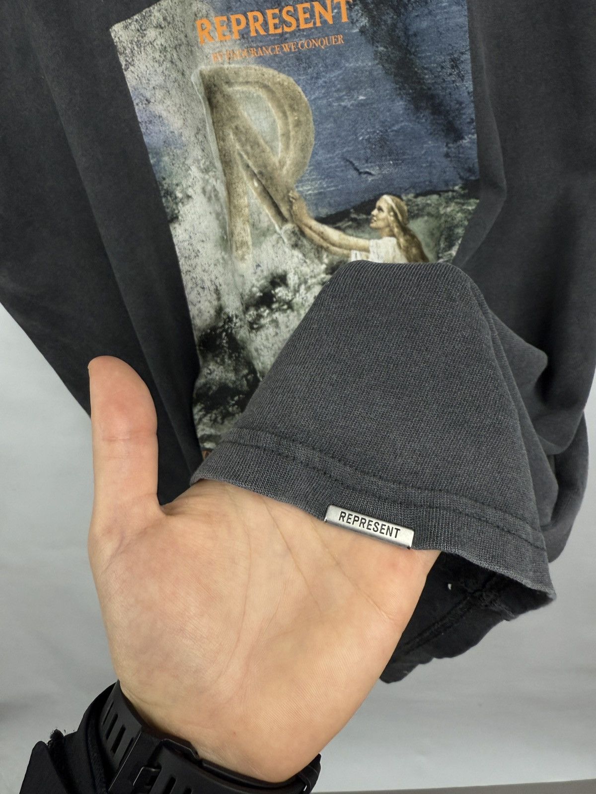 Designer × Represent Clo. Y2K Represent Horizons By Endurance We Conquer T-Shirt Rare Size US L / EU 52-54 / 3 - 8 Thumbnail