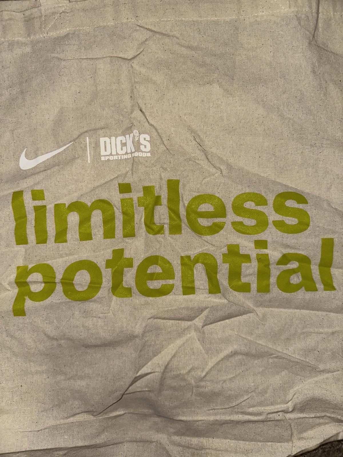 Nike Nike Dicks Sporting Goods Limitless Potential Reuse Tote Bag Size ONE SIZE - 2 Thumbnail