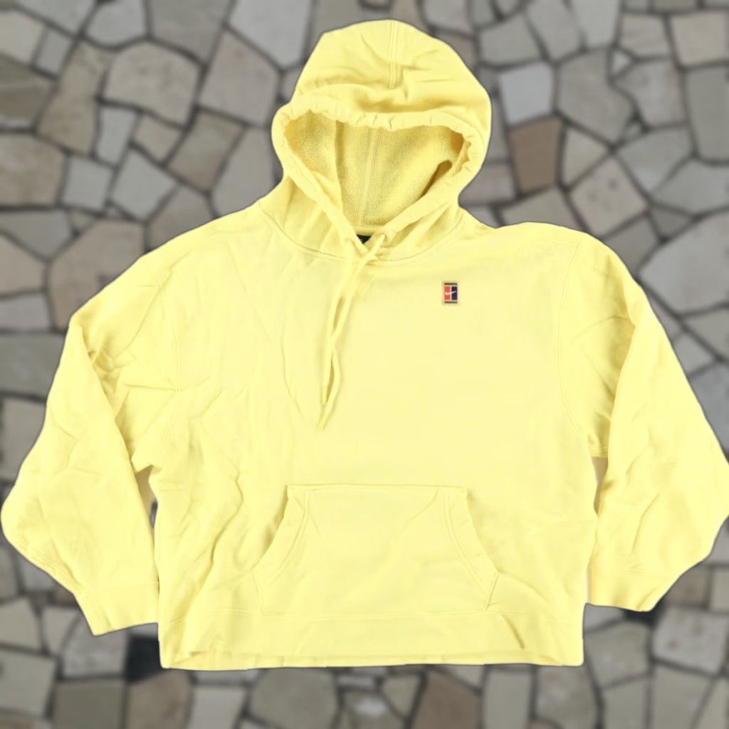Nike Nike Court Oversized Tennis Hoodie Yellow Women's M Size M / US 6-8 / IT 42-44 - 1 Thumbnail