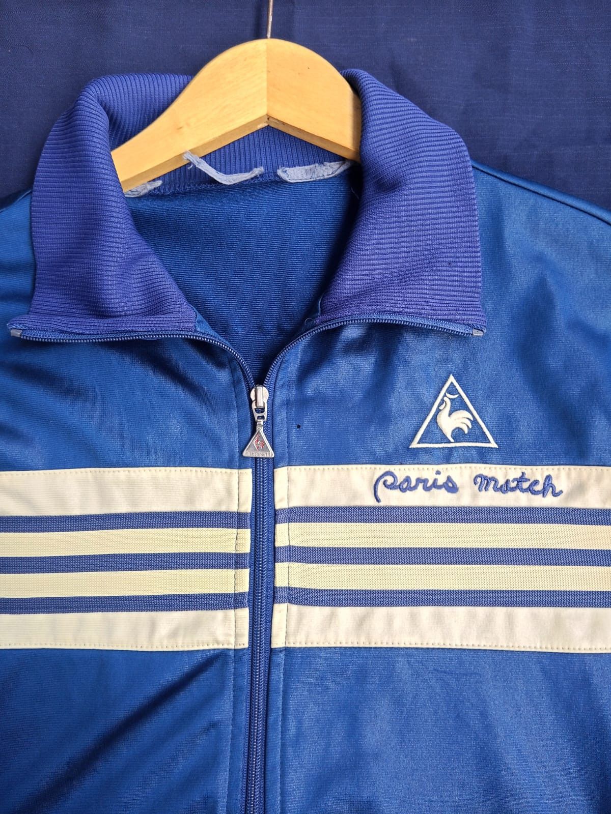 Le Coq Sportif × Vintage Vintage 90s Le Coq Sportif Track Top Zip Jacket Size US L / EU 52-54 / 3 - 3 Thumbnail