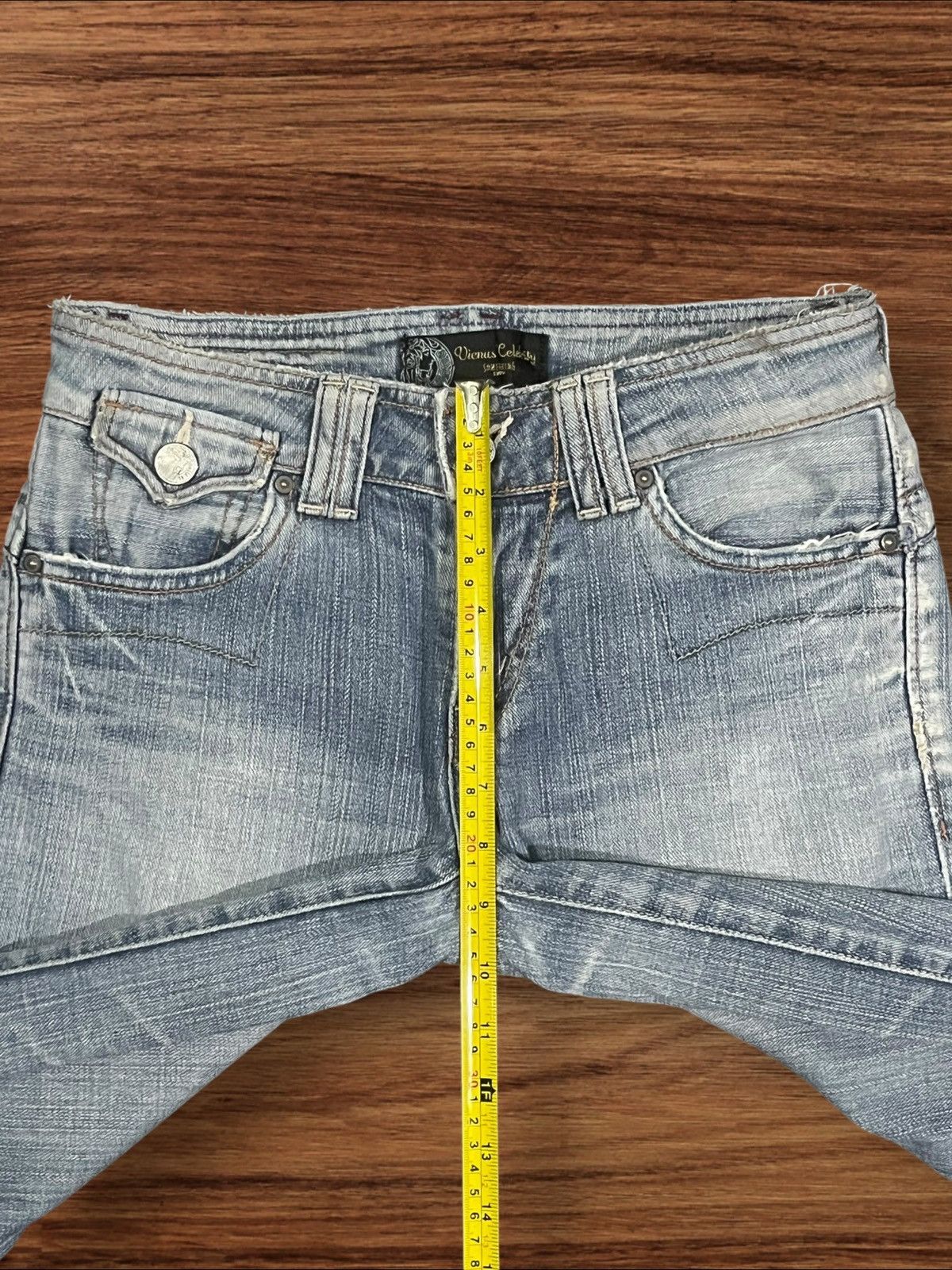 Edwin × Japanese Brand Vintage Japanese Brand Edwin Venus Blue Washed Flare Jeans Size 28" / US 6 / IT 42 - 14 Thumbnail