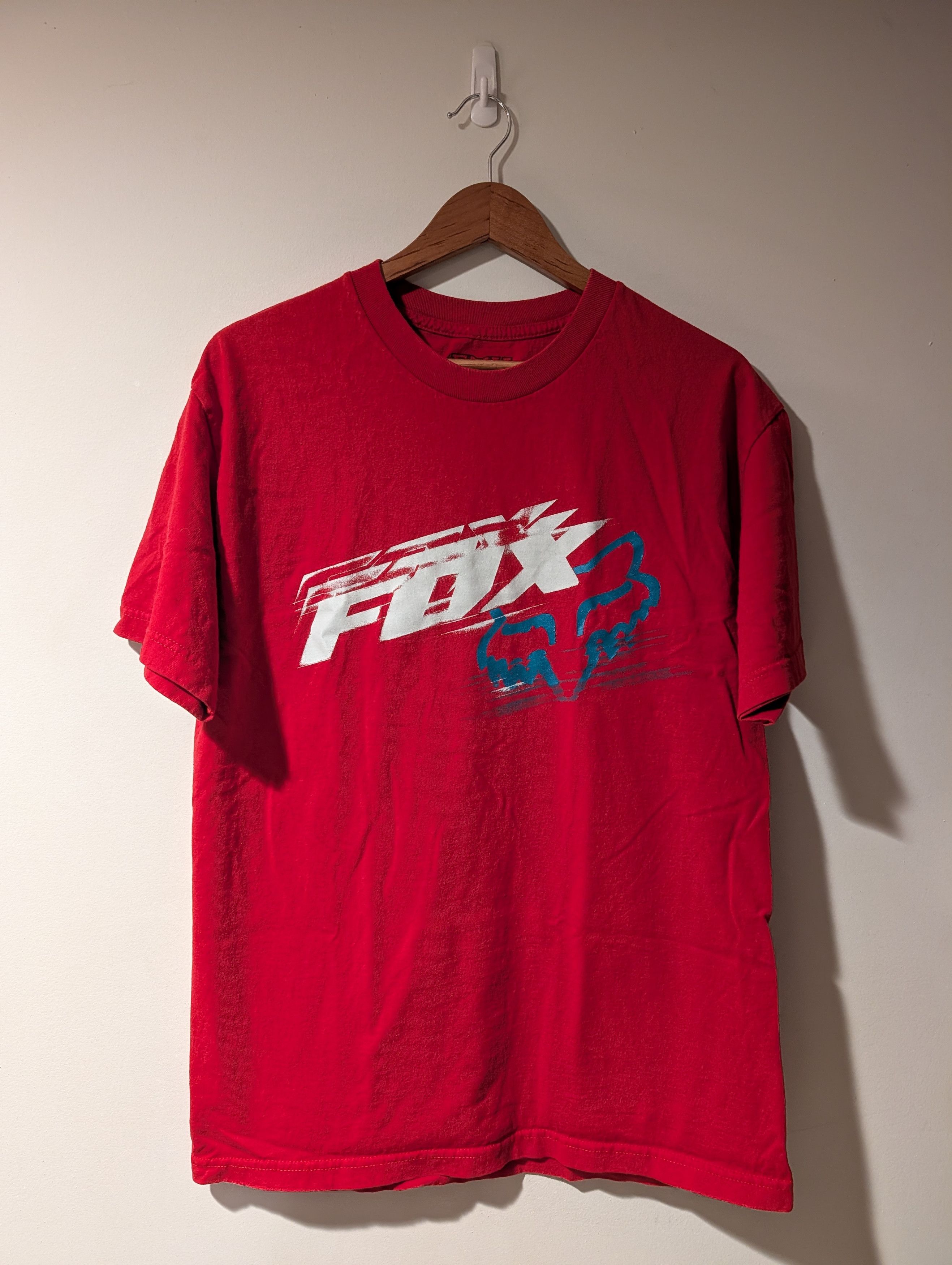 Fox Racing Fox Racing Moto Graphic T-Shirt Red Blue Fox Head Logo Size US L / EU 52-54 / 3 - 1 Thumbnail