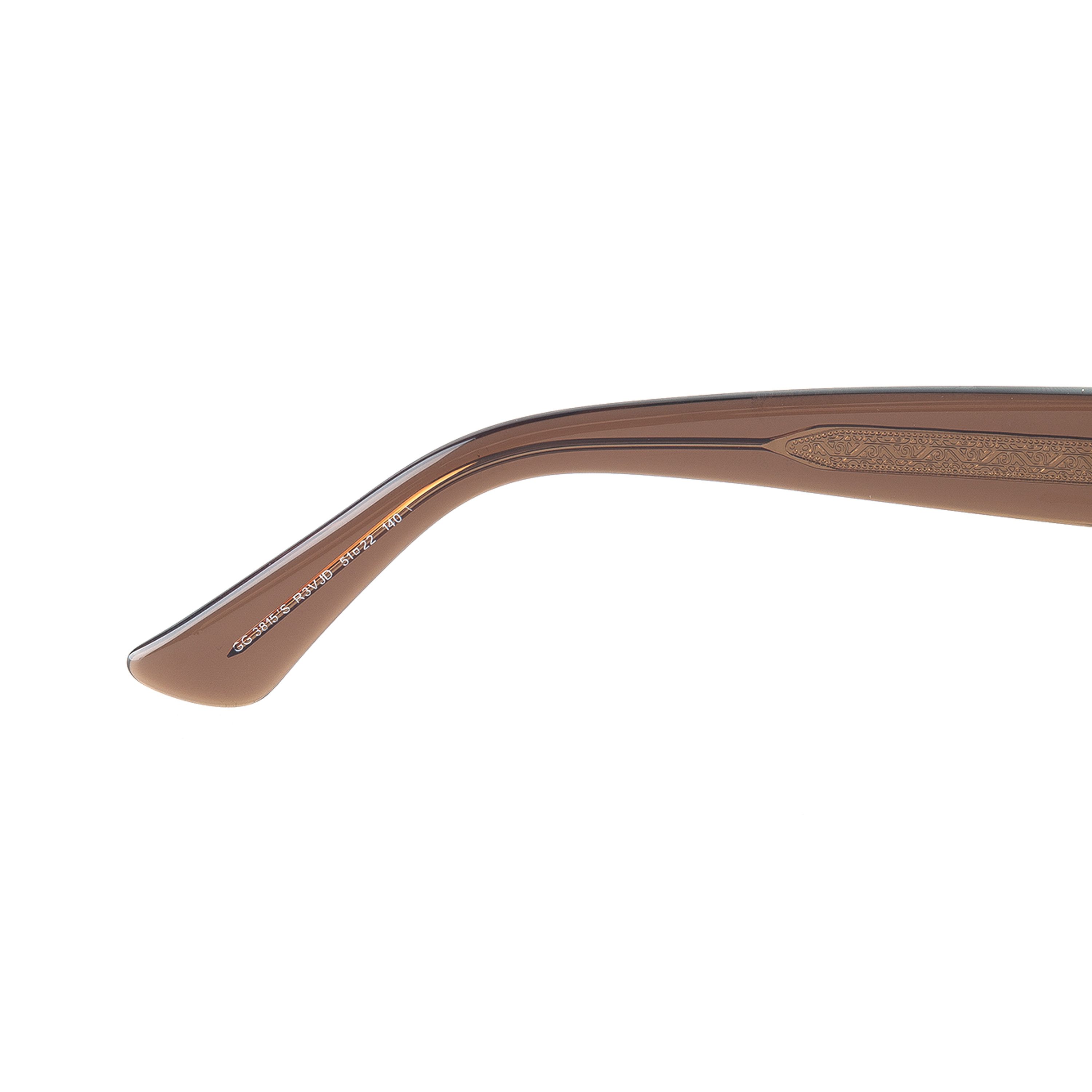 Gucci Gucci GG 3815/S R3VJD Vintage Brown Rounded Sunglasses Size ONE SIZE - 7 Thumbnail