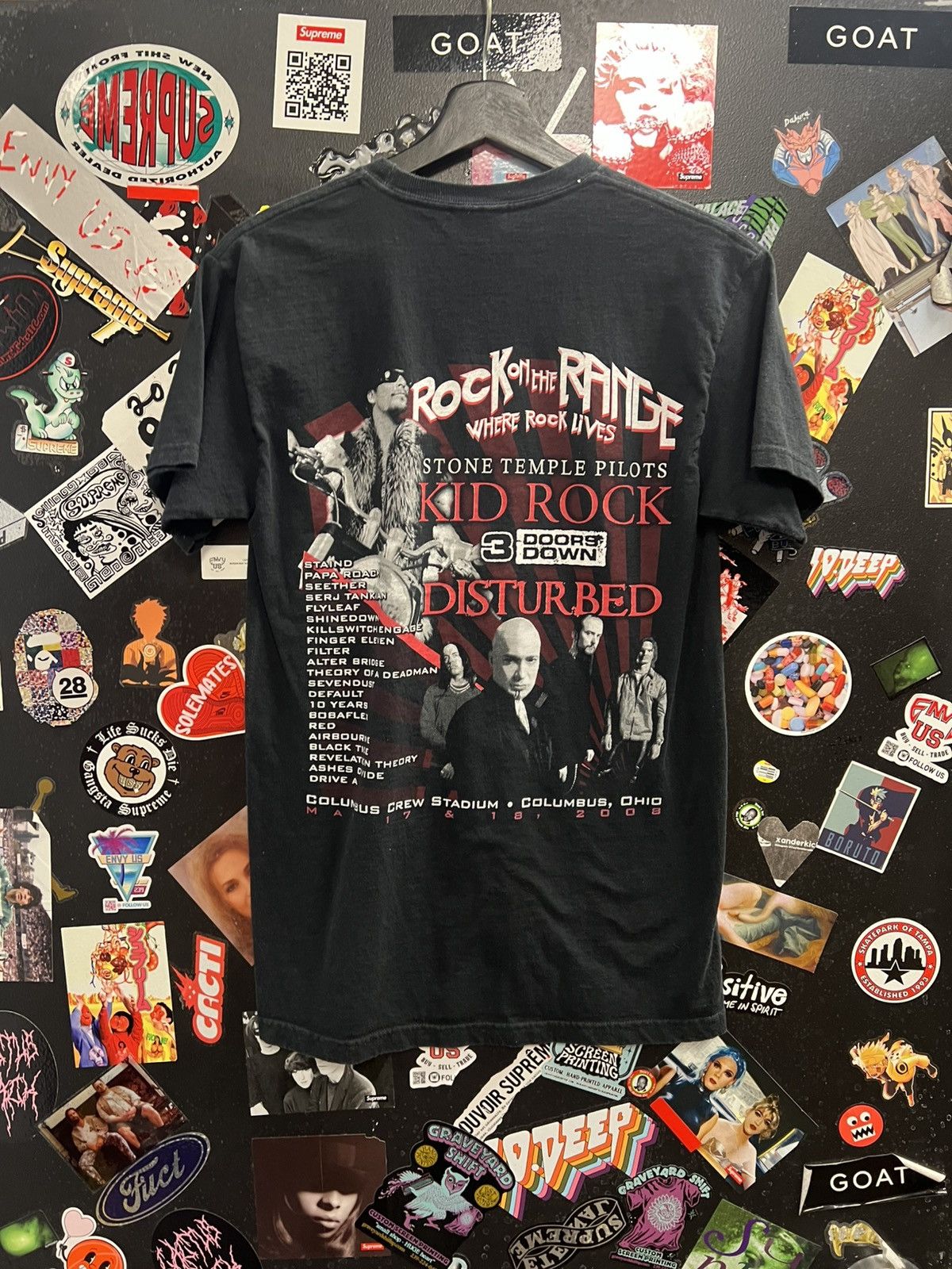 Vintage Vintage 2008 Rock The Range Concert Shirt Size US S / EU 44-46 / 1 - 2 Thumbnail