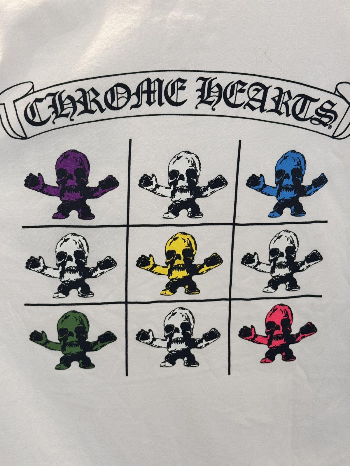 Chrome Hearts Chrome Hearts Multi-Color Skull Graphic T-Shirt (Brand New） Size US M / EU 48-50 / 2 - 3 Thumbnail