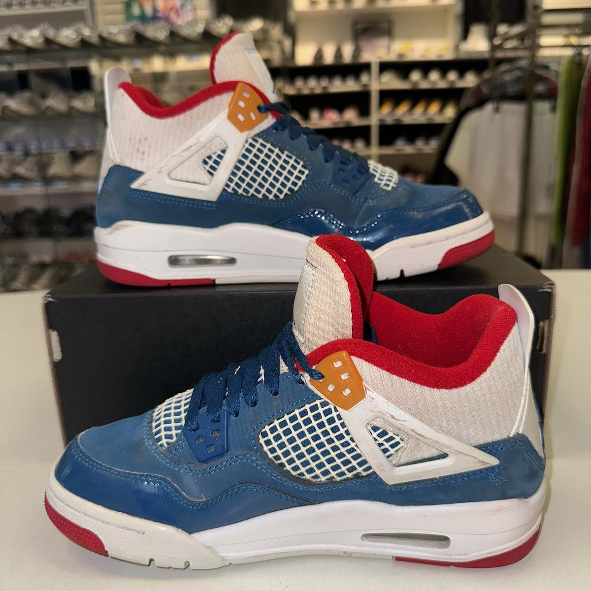 Jordan Brand × Nike Size 5Y (6.5W) - Nike Air Jordan 4 Retro Lace Up DR6952-400 Size US 6.5 / IT 36.5 - 2 Thumbnail