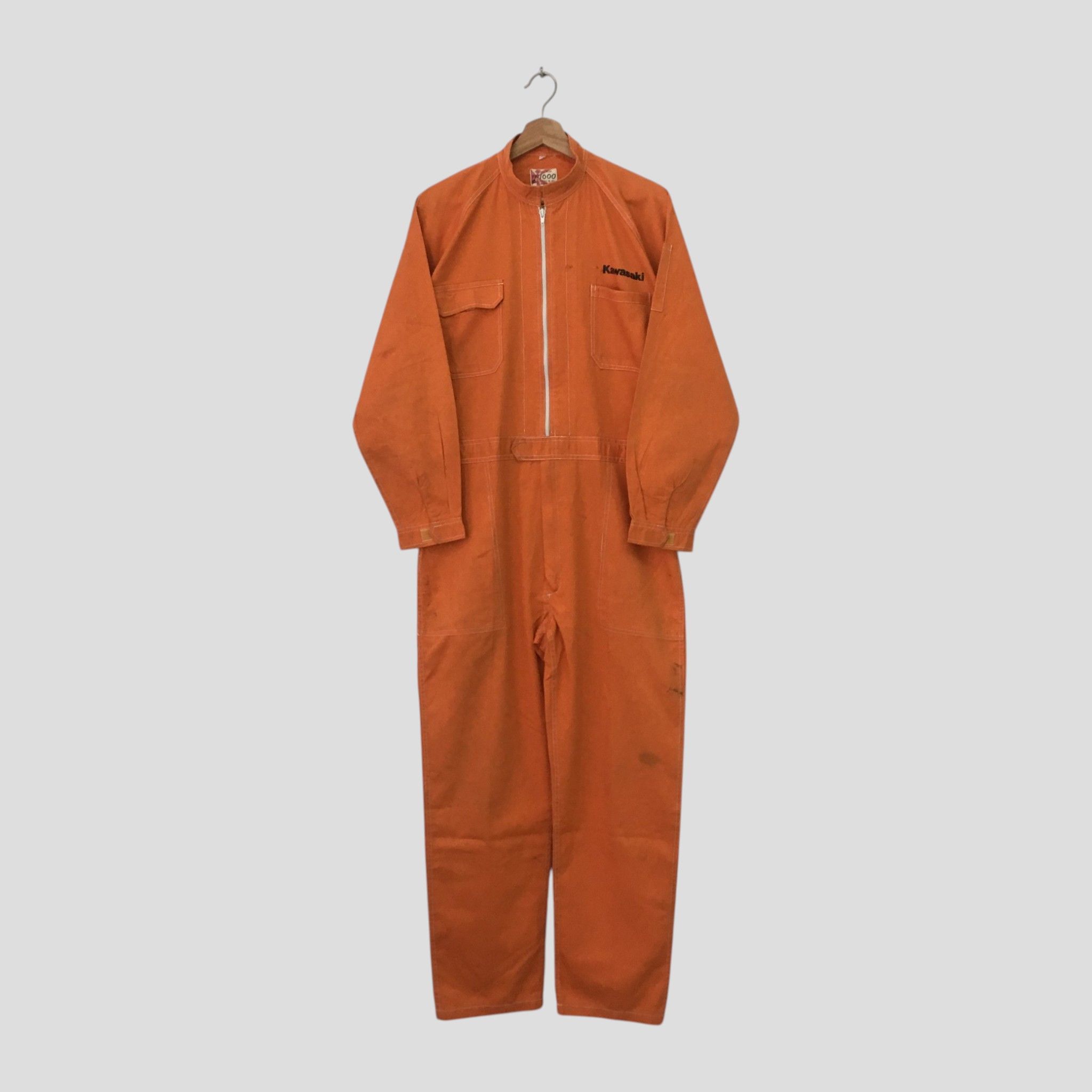 Japanese Brand kawasaki overall jacket - 1728 Size US XL / EU 56 / 4 - 1 Thumbnail