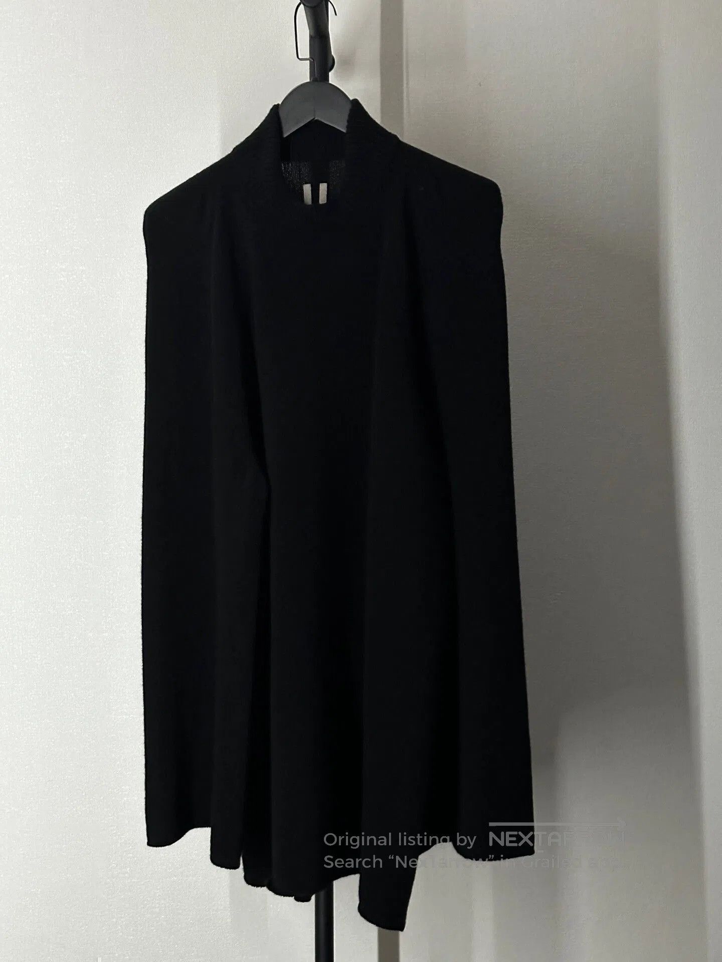 Rick Owens Rick Owens Black Batwing Sleeve Jacket. Size US S / EU 44-46 / 1 - 3 Thumbnail
