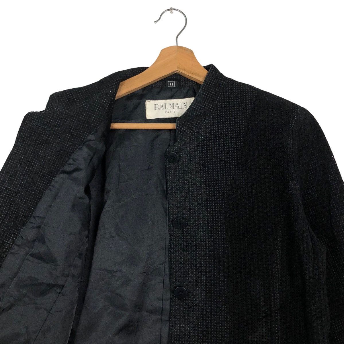 Balmain 🔥VINTAGE CROPPED COATS JACKET BALMAIN PARIS Size M / US 6-8 / IT 42-44 - 12 Thumbnail