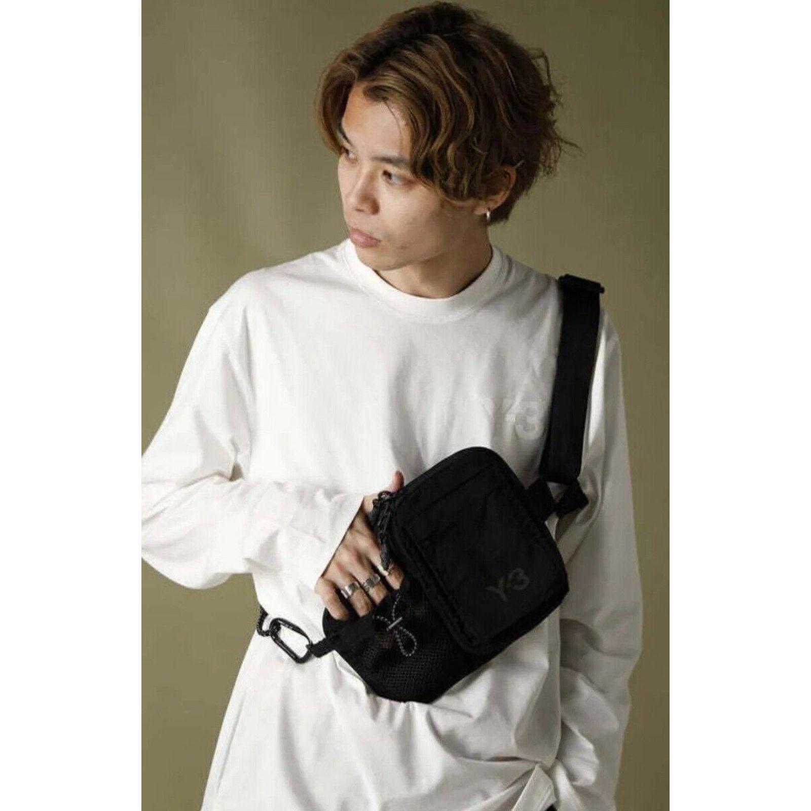 Y-3 Adidas Y-3 GK2109 Yohji Yamamoto CH3 Cord Bum Bag Size ONE SIZE - 15 Thumbnail
