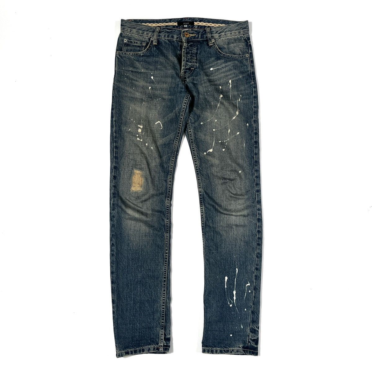 Japanese Brand Japanese Archive Paint Splatter Denim Size US 32 / EU 48 - 1 Thumbnail