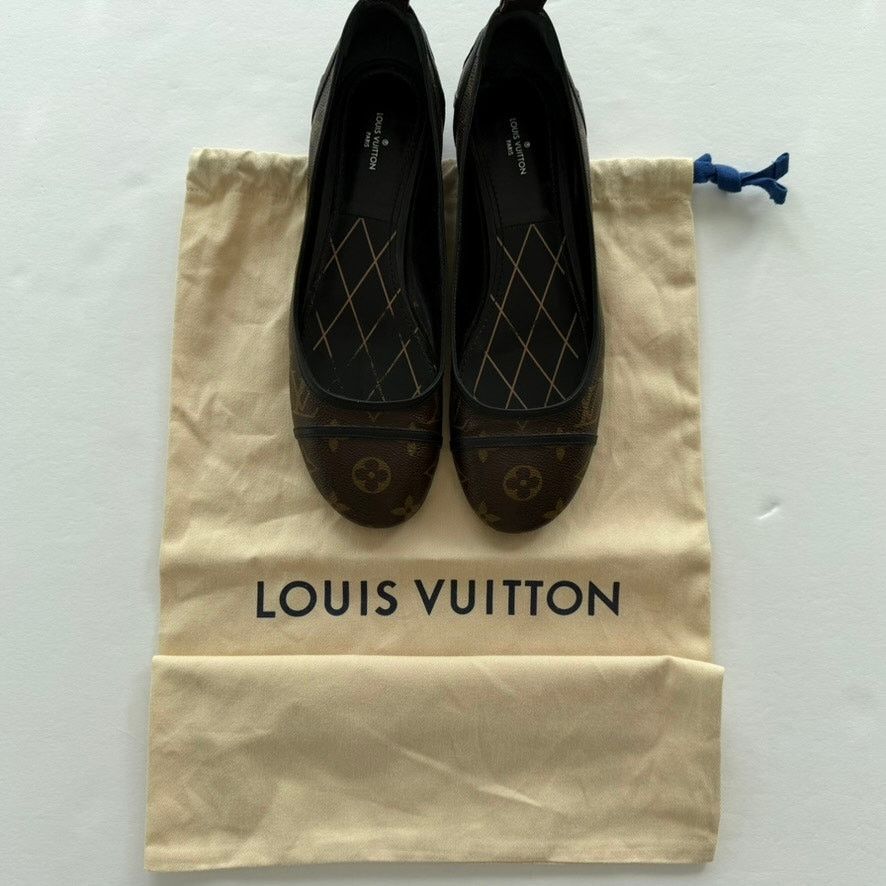 Louis Vuitton Louis Vuitton Infrarouge Ballet Flat 40.5 Revival Monogram Size US 9.5 / IT 39.5 - 12 Thumbnail