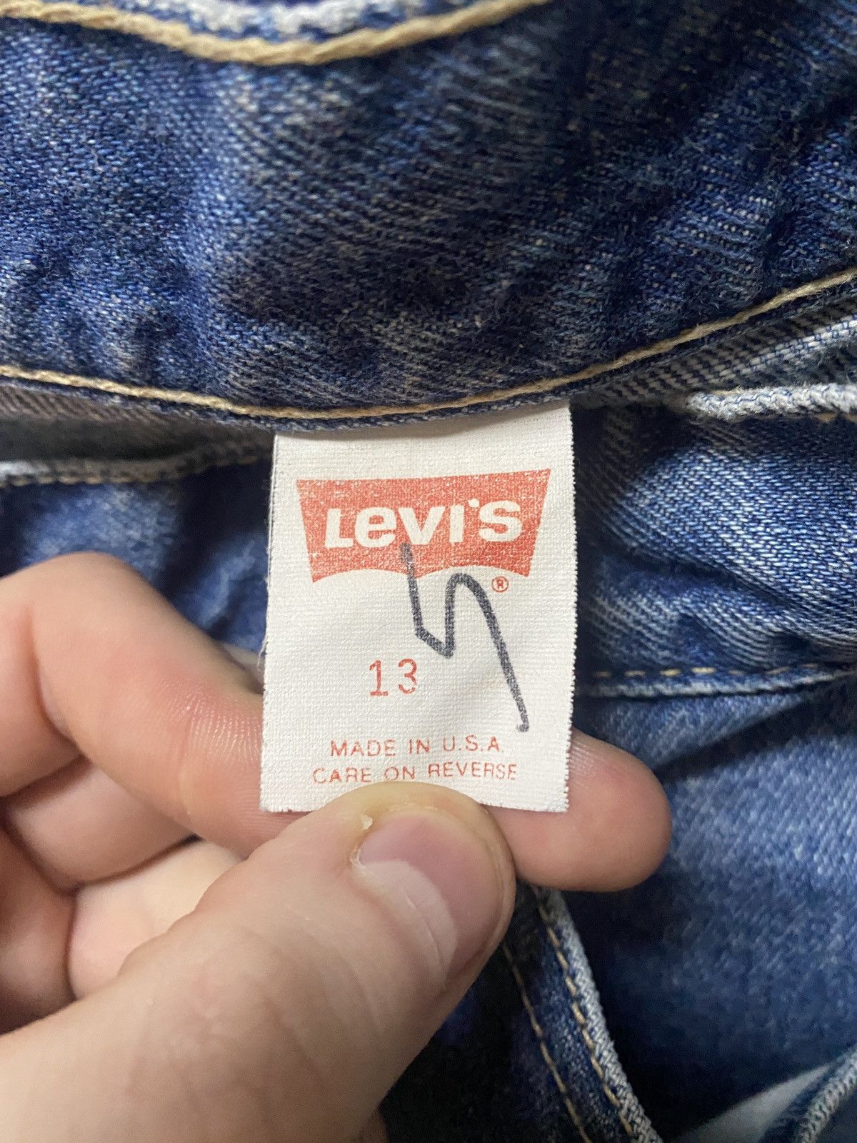 Levi's Vintage Clothing × Vintage Vintage Levi Strauss orginal riveted denim rare jeans 80s Size 34" / US 12 / IT 48 - 2 Thumbnail