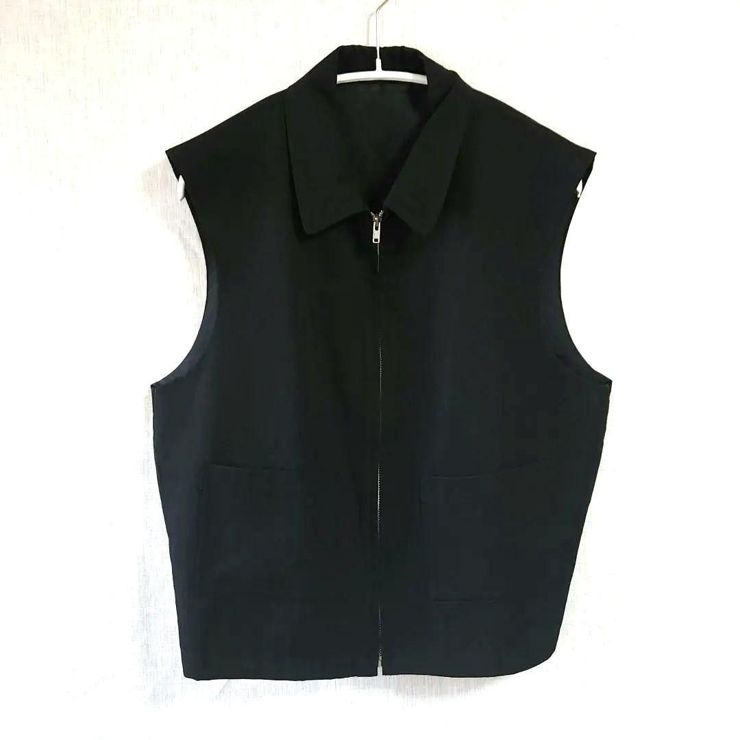 image of Yohji Yamamoto Pour Homme 92Ss Wool Gabber Vest in Black, Men's (Size Medium)
