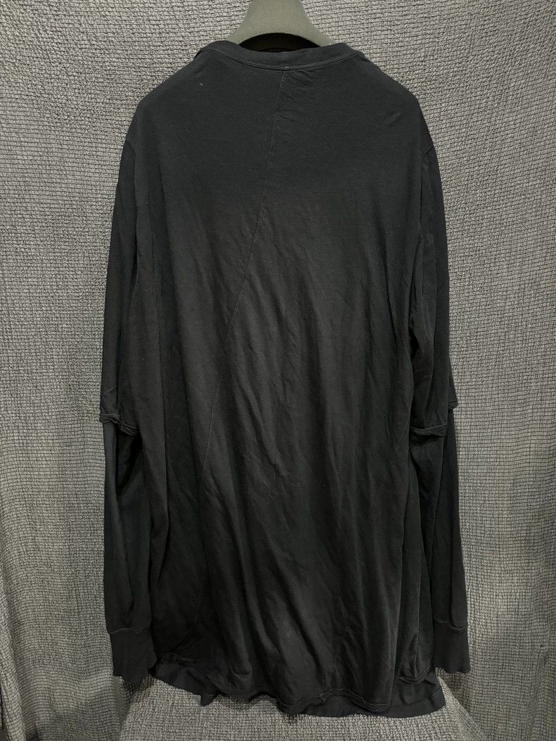 Rick Owens Rick Owens 15fw fake two black long sleeves Size US XL / EU 56 / 4 - 4 Thumbnail