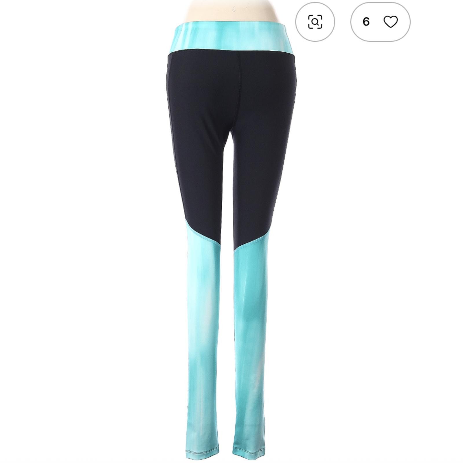 Under Armour Under Armour Women's Active Pants Size M Black Aqua Size 32" / US 10 / IT 46 - 2 Thumbnail