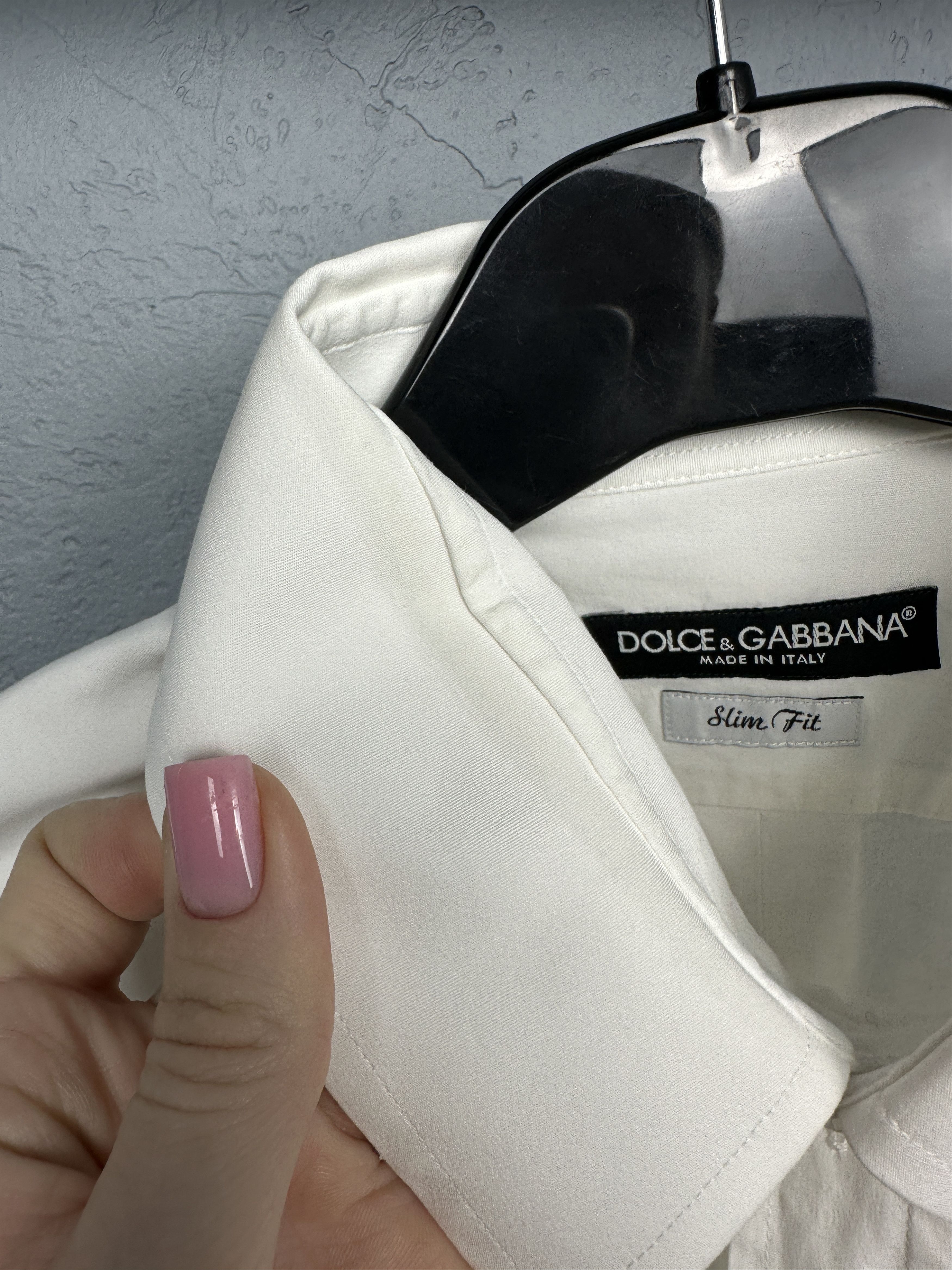 Dolce & Gabbana Dolce & Gabbana Vintage Mens Long Sleeve White Shirt Size US M / EU 48-50 / 2 - 6 Thumbnail