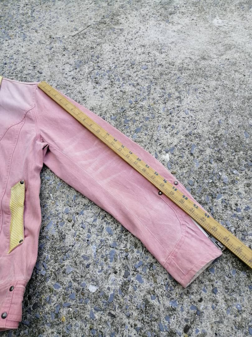 Schlussel Schlussel Made In Japan Nice Design Pink Denim Jacket Size M / US 6-8 / IT 42-44 - 5 Thumbnail