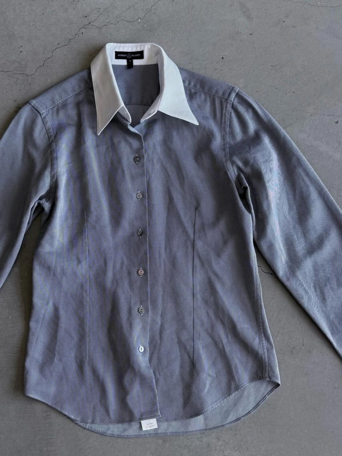 Other Audrey Talbott / Button Down Shirt / Gray White Size S / US 4 / IT 40 - 1 Thumbnail