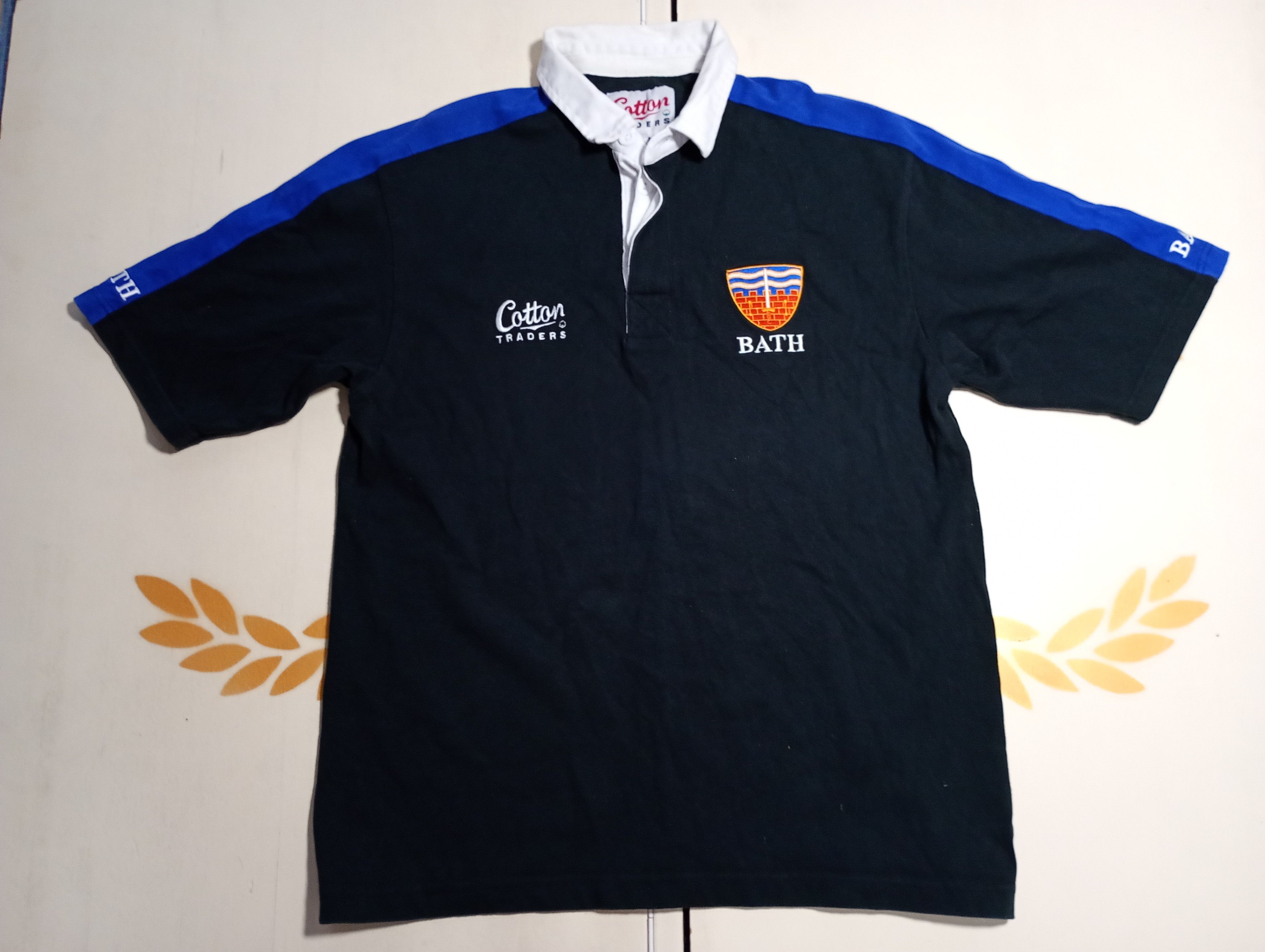 Cotton Traders Cotton Traders Bath Rugby Shirt Vintage 90's Size US L / EU 52-54 / 3 - 1 Thumbnail