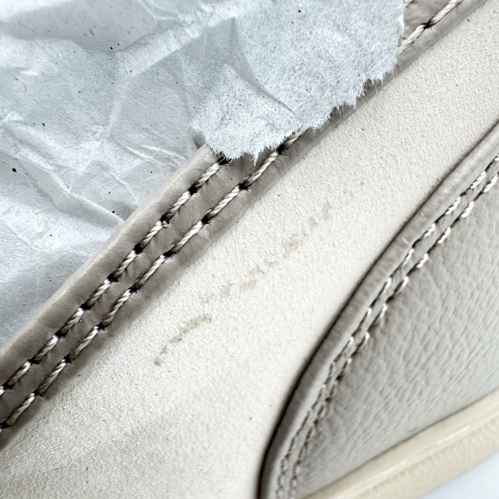 Vintage VINTAGE ABEO Encore Slip On Womens Flat 10 Taupe 2 Tone Comfort Ergonomic Slip-On Canvas Leather Outsole 2 Tone Taupe Women Men? Size ONE SIZE - 4 Thumbnail