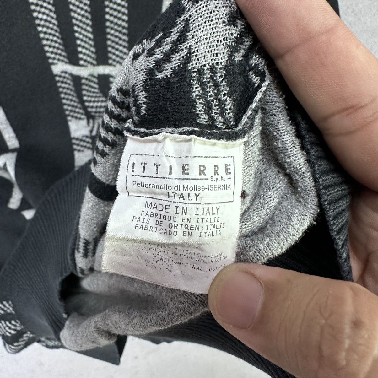 Burberry Vintage Y2K Burberry London Big Logo Nova Check Knit Size US XL / EU 56 / 4 - 4 Thumbnail