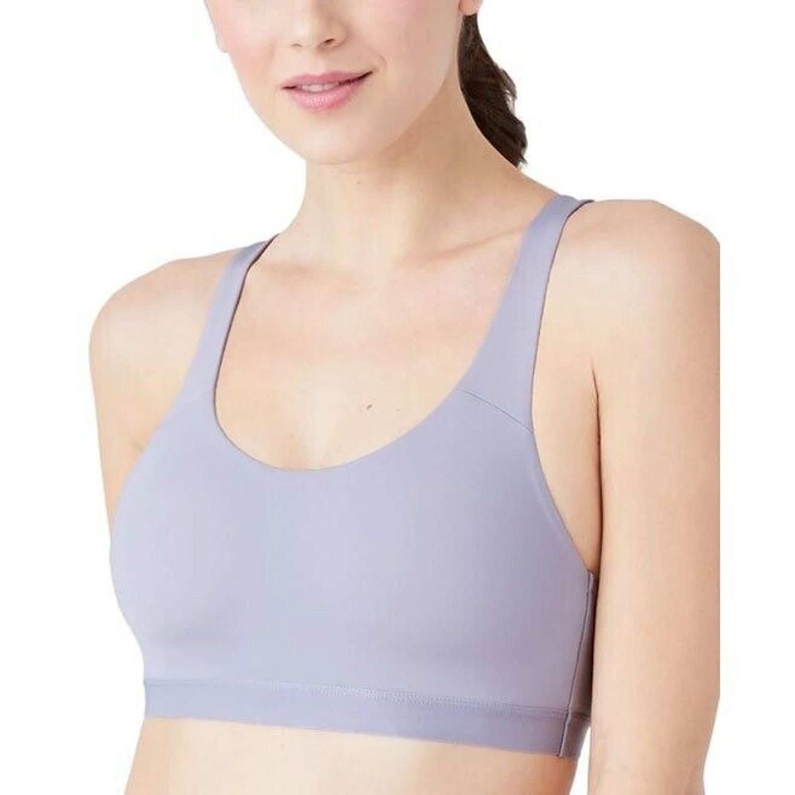 B.tempt'd By Wacoal Women Lilac Crossback Sports Bra Size S in Blue