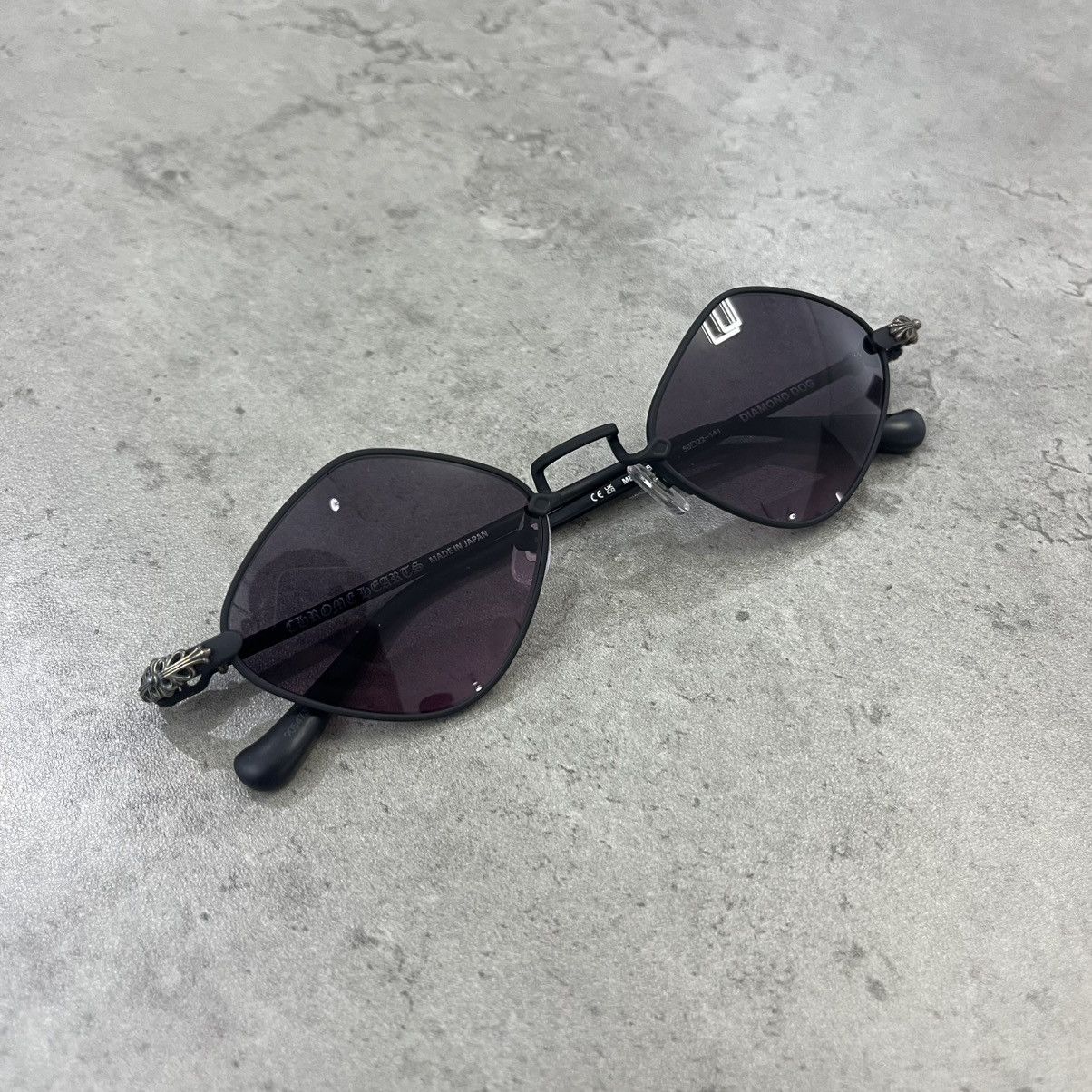 Chrome Hearts Chrome Hearts DIAMOND DOG Black Sunglasses Size ONE SIZE - 2 Thumbnail