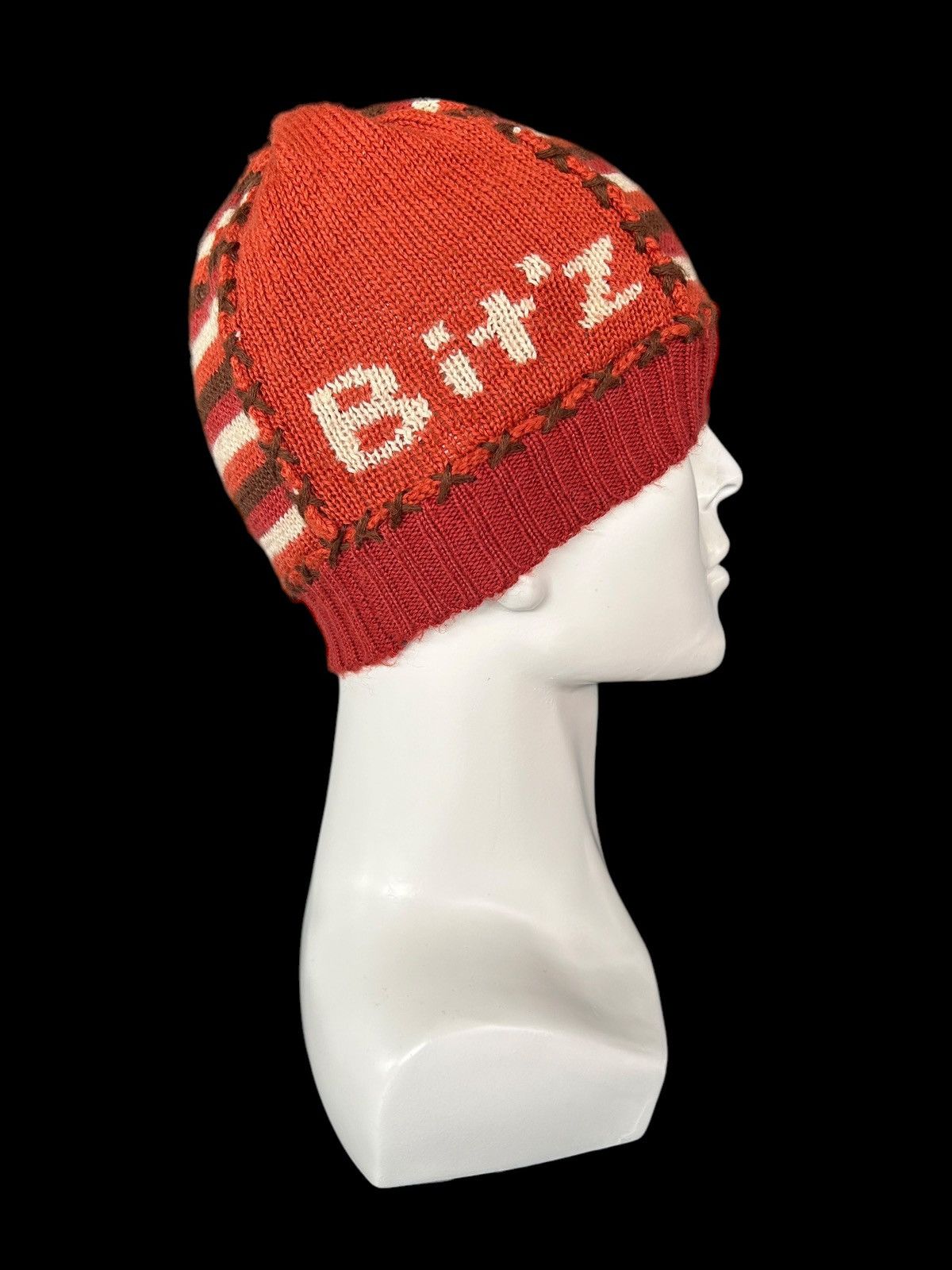 Japanese Brand × Kapital × Vintage Skull Crochet Knitt Japanese Style Beanie Hats Rare 🎌☠️☠️ Size ONE SIZE - 4 Thumbnail