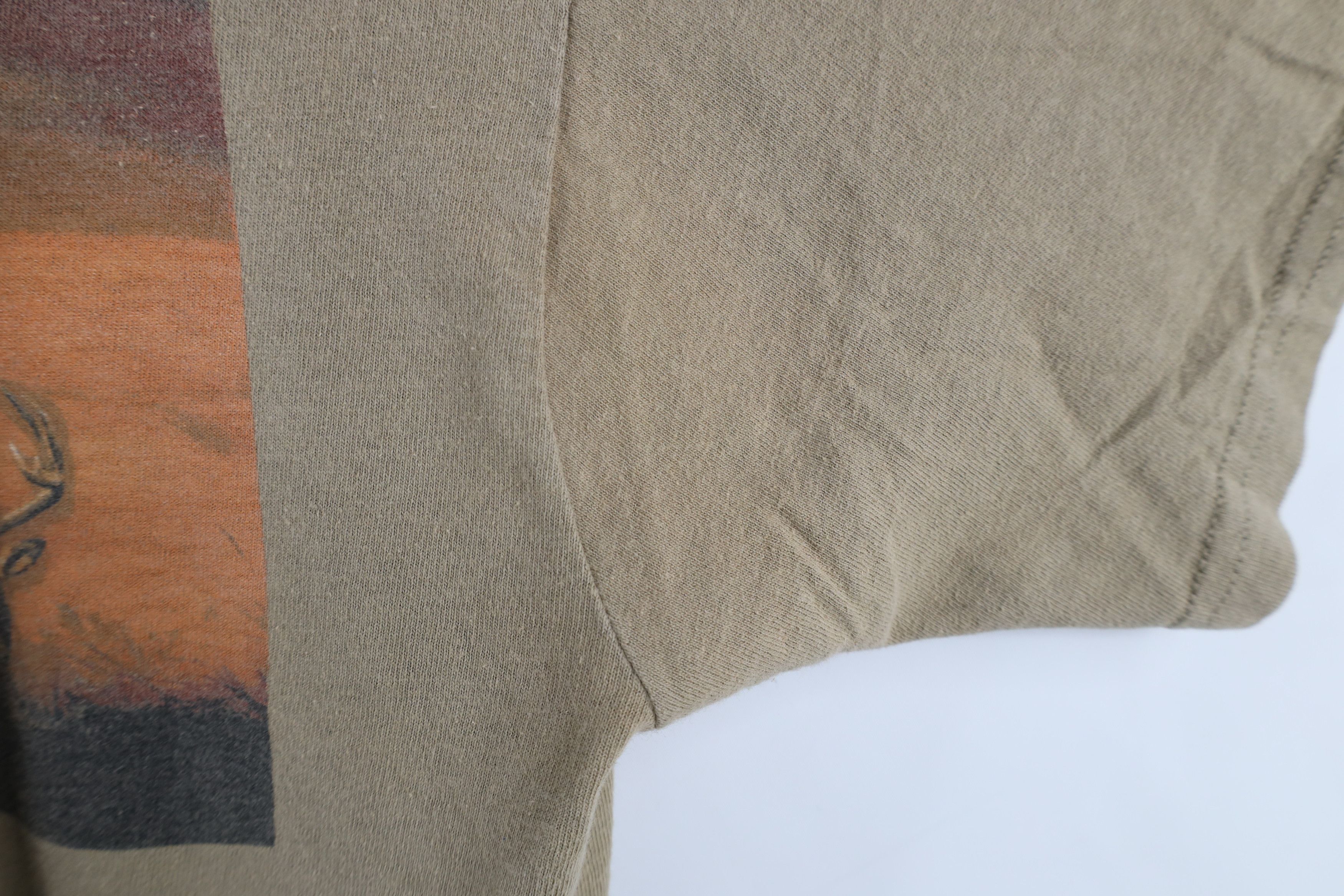 Vintage Vintage 90s Streetwear Deer Monster Bucks T-Shirt Brown Size US XL / EU 56 / 4 - 7 Thumbnail