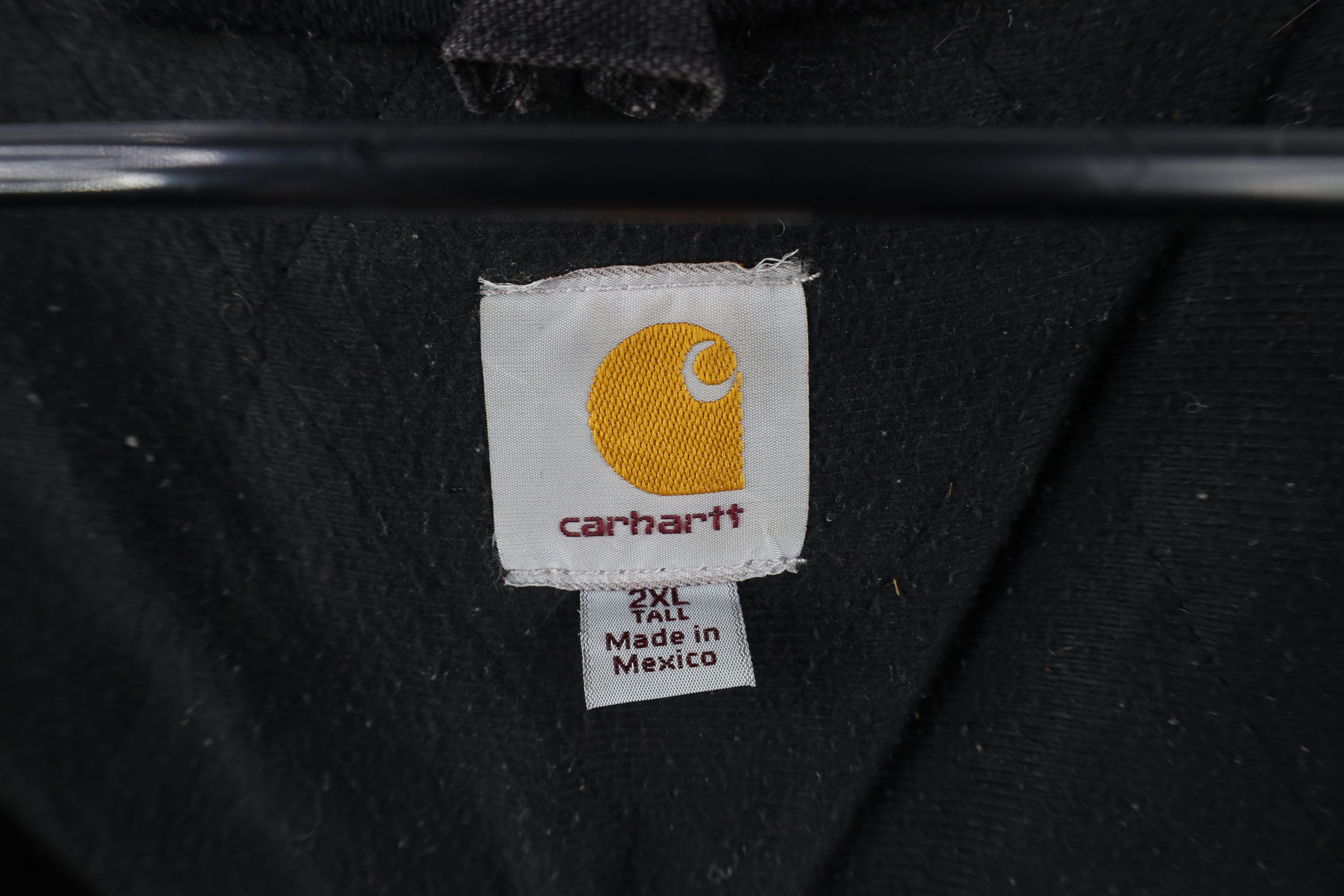 Carhartt Vintage Carhartt Quilted Canvas Hooded Full Zip Jacket Black Size US XXL / EU 58 / 5 - 8 Thumbnail