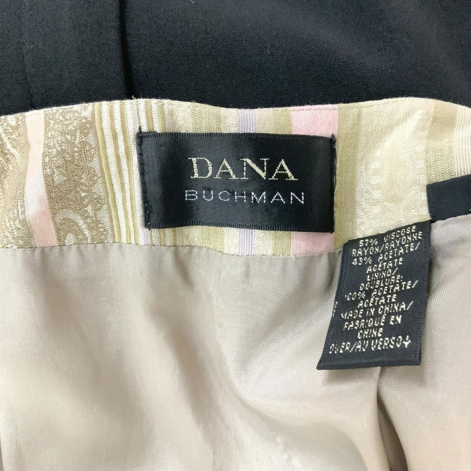 Dana Lee Dana Buchman Striped Pants MultiPastel Straight Leg Side Zip Size 34" / US 12 / IT 48 - 8 Thumbnail
