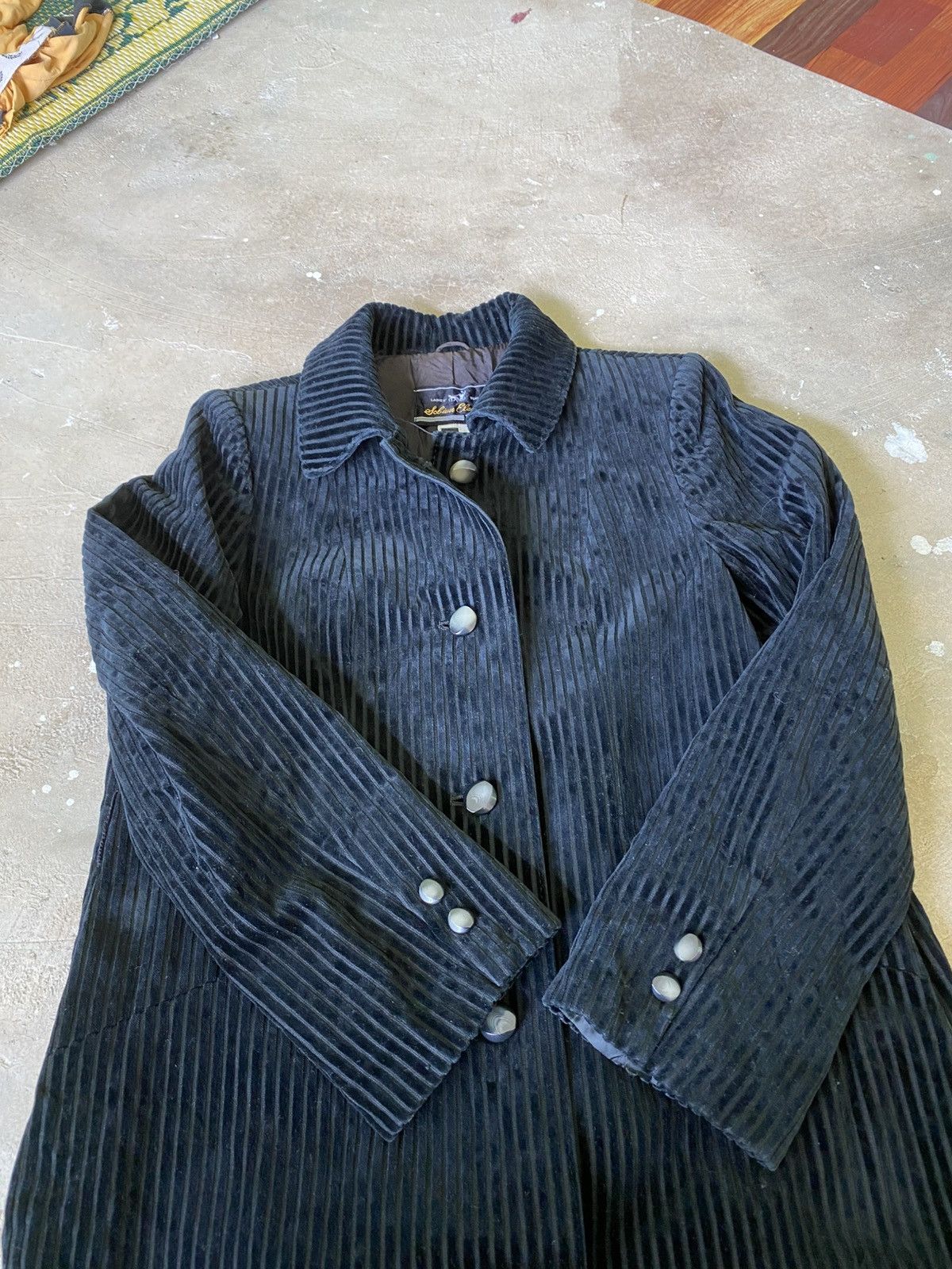 Japanese Brand Niedieck Brilliant Velvet Long Coat Japan Size S / US 4 / IT 40 - 5 Thumbnail