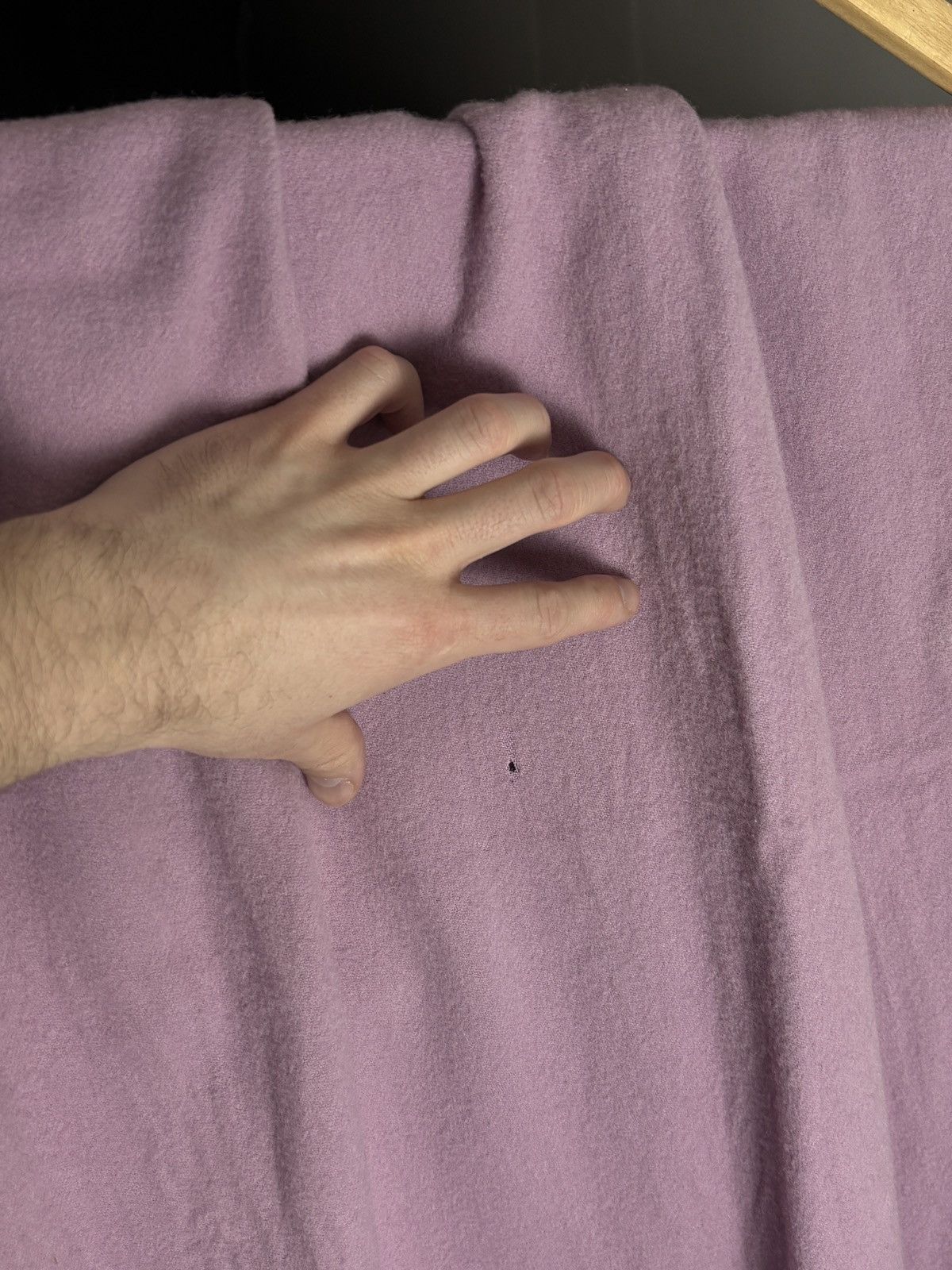 Acne Studios Acne Studios Lilac Wool Scarf Size ONE SIZE - 6 Thumbnail