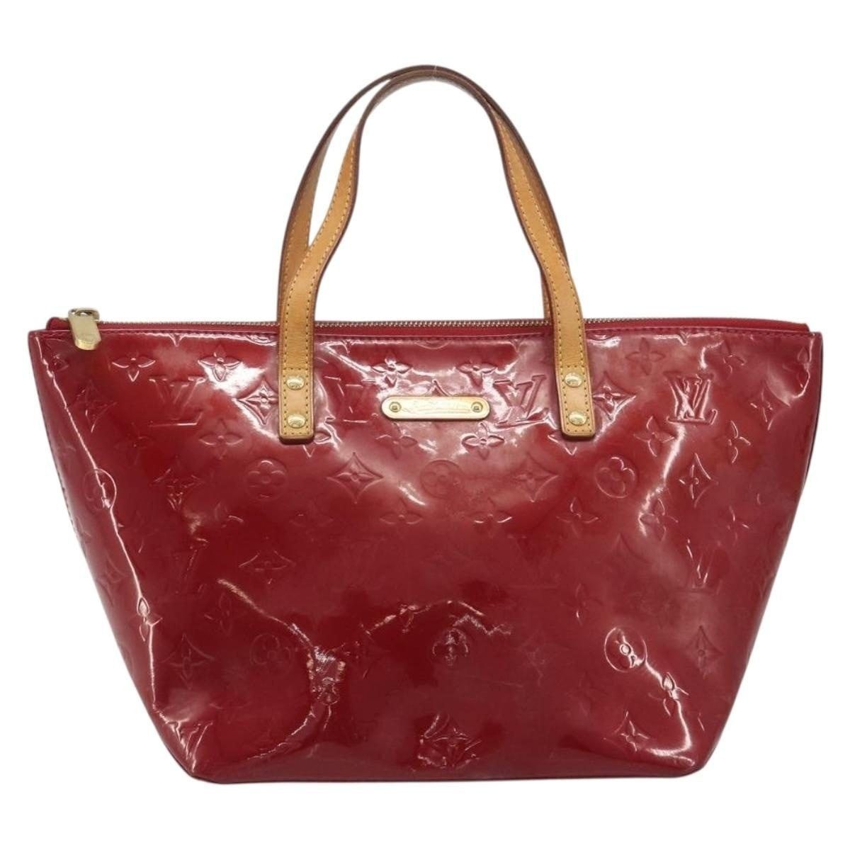 Louis Vuitton Monogram Vernis Bellevue Pm Handbag Red, Women's