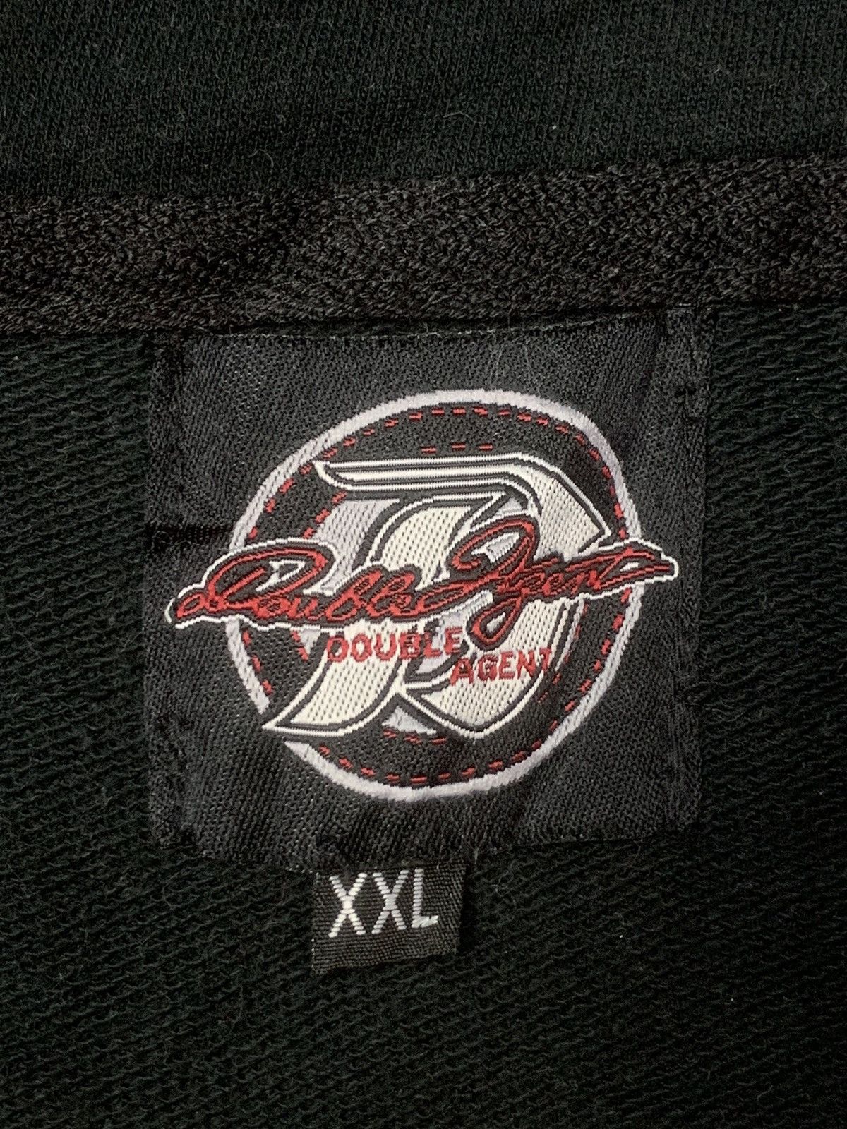 Japanese Brand × Rap Tees Rare Design Double Agent Short Sleeve Hoodie Size US XXL / EU 58 / 5 - 4 Thumbnail