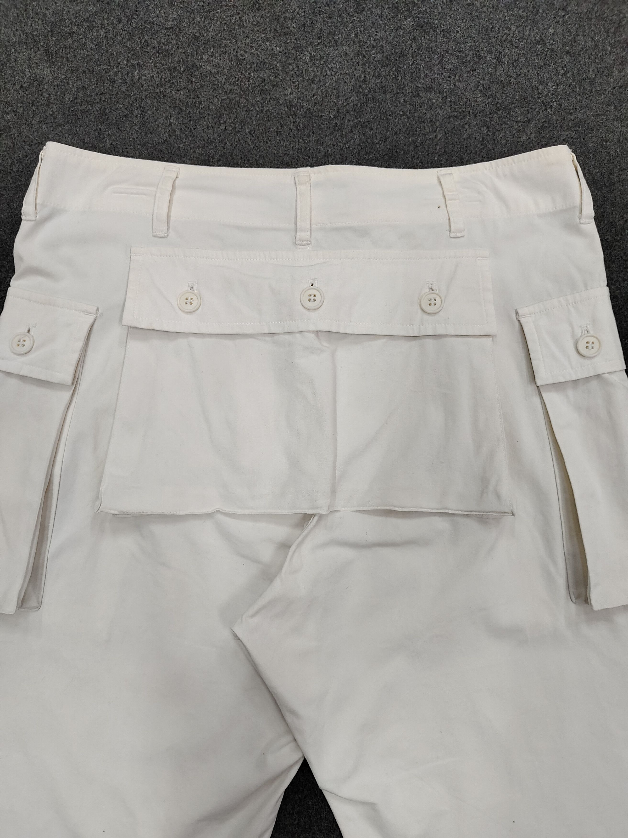 Yohji Yamamoto 2000s INED Homme- Mongkey Cargo Short Pants Size US 34 / EU 50 - 2 Thumbnail