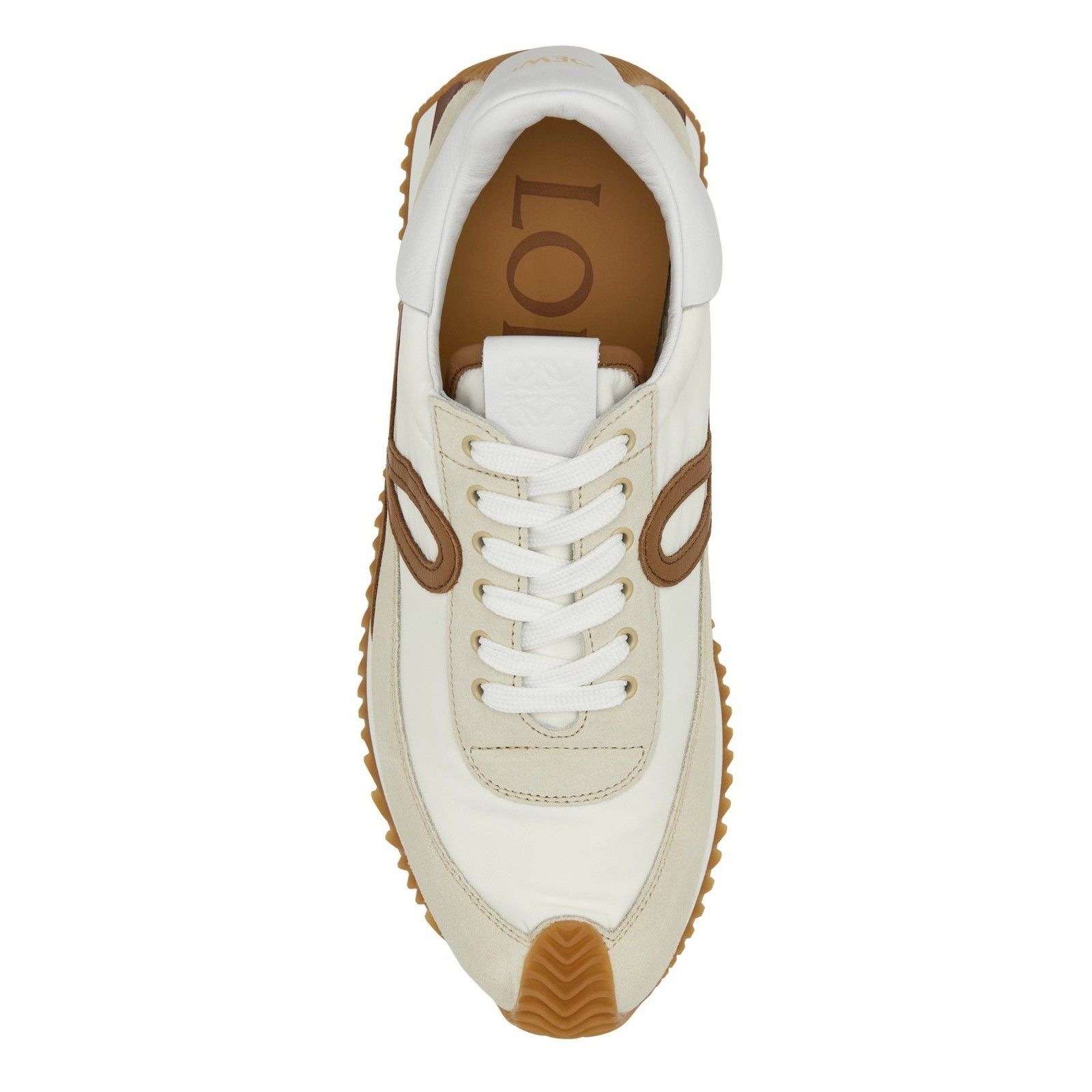 Loewe LOEWE Flow Runner 2.0 Beige/White Sneakers New & Authentic ( Size US 11 / IT 41 - 2 Thumbnail