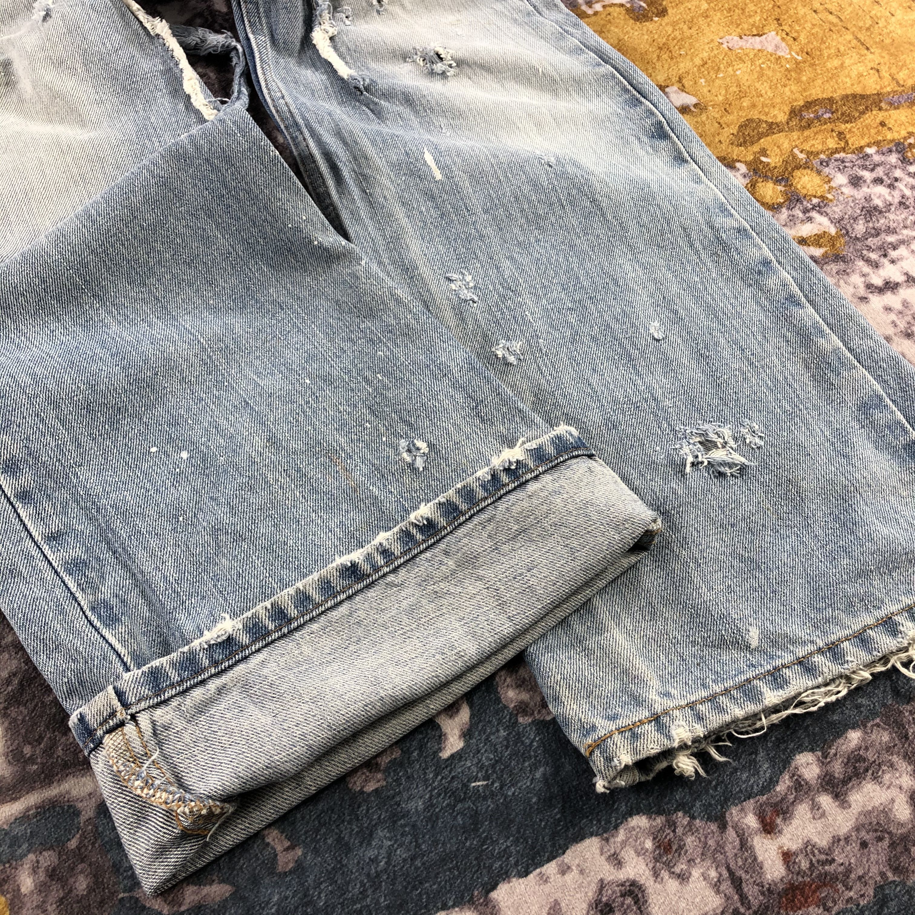 Levi's × Vintage Vintage Ripped Levis 527 Flare Jeans-JM3178 Size US 35 - 7 Thumbnail