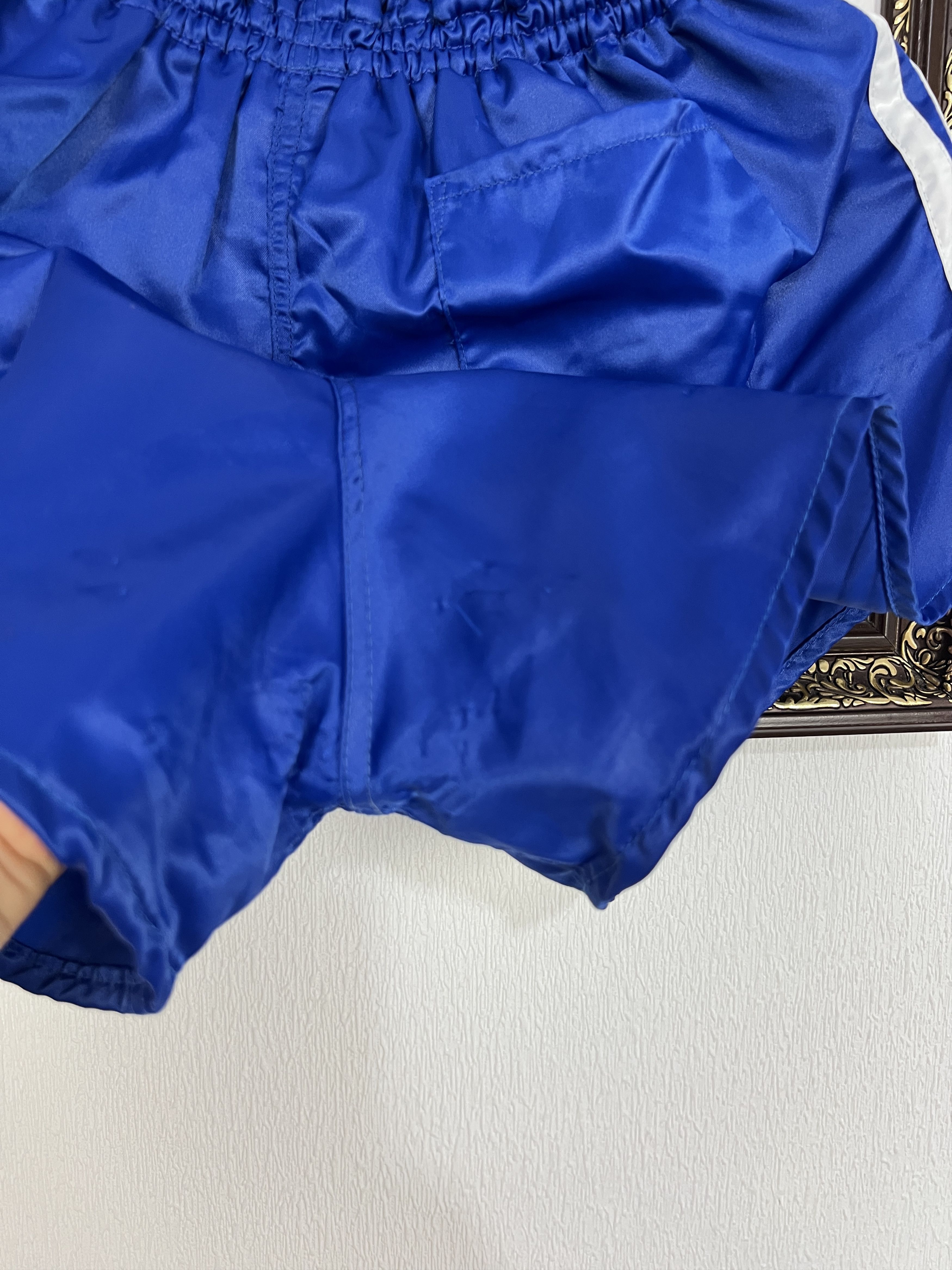 Adidas Vintage 90's Adidas West Germany Nylon Blue Shorts Mens L Size US 34 / EU 50 - 12 Thumbnail