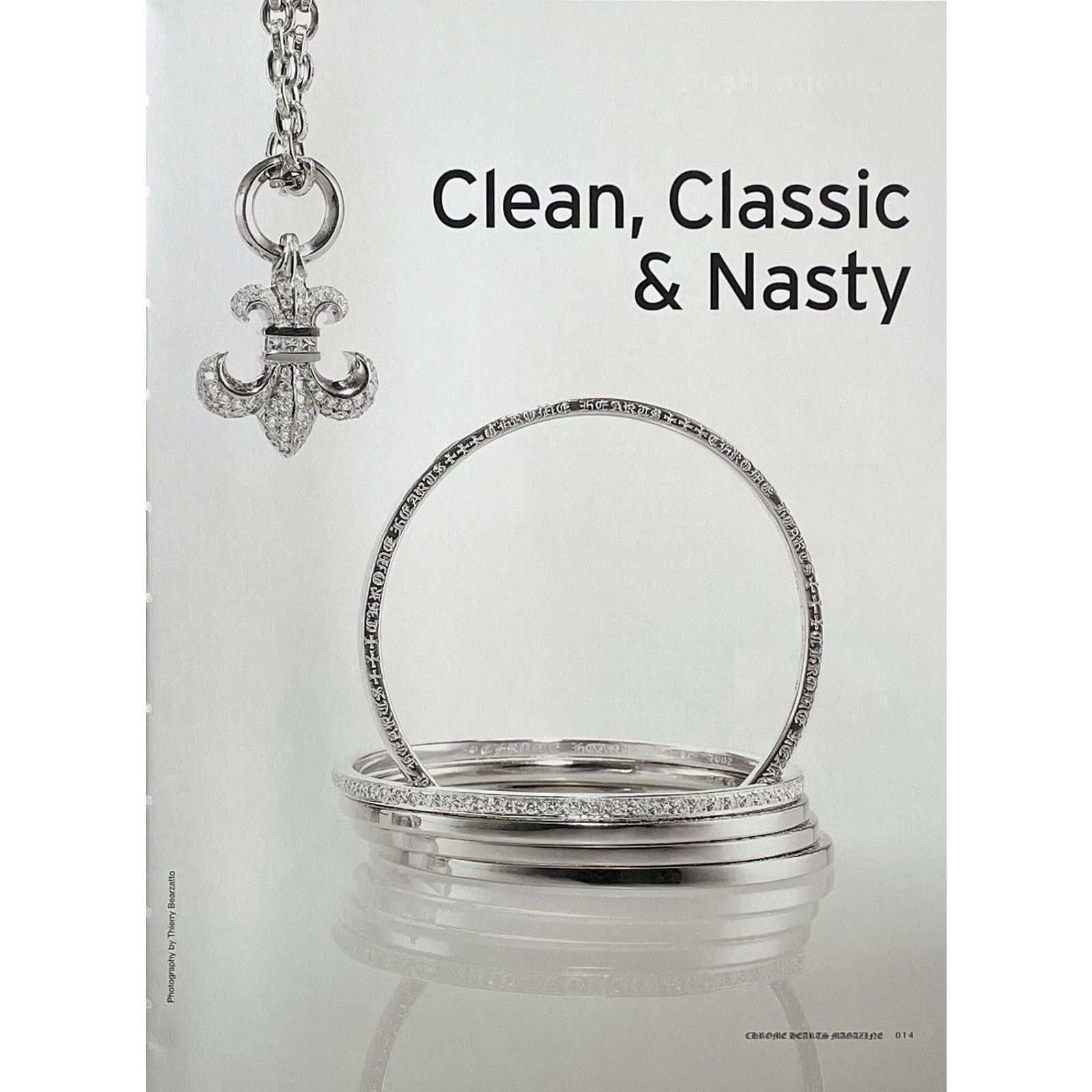 Chrome Hearts × Vintage Chrome Hearts jewelry Poster framed 9x11 Size ONE SIZE - 2 Thumbnail