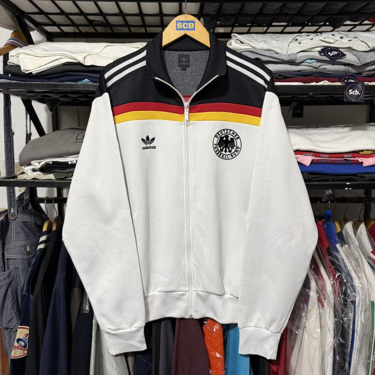 Vintage Vintage adidas germany world cup track top Size US L / EU 52-54 / 3 - 1 Thumbnail