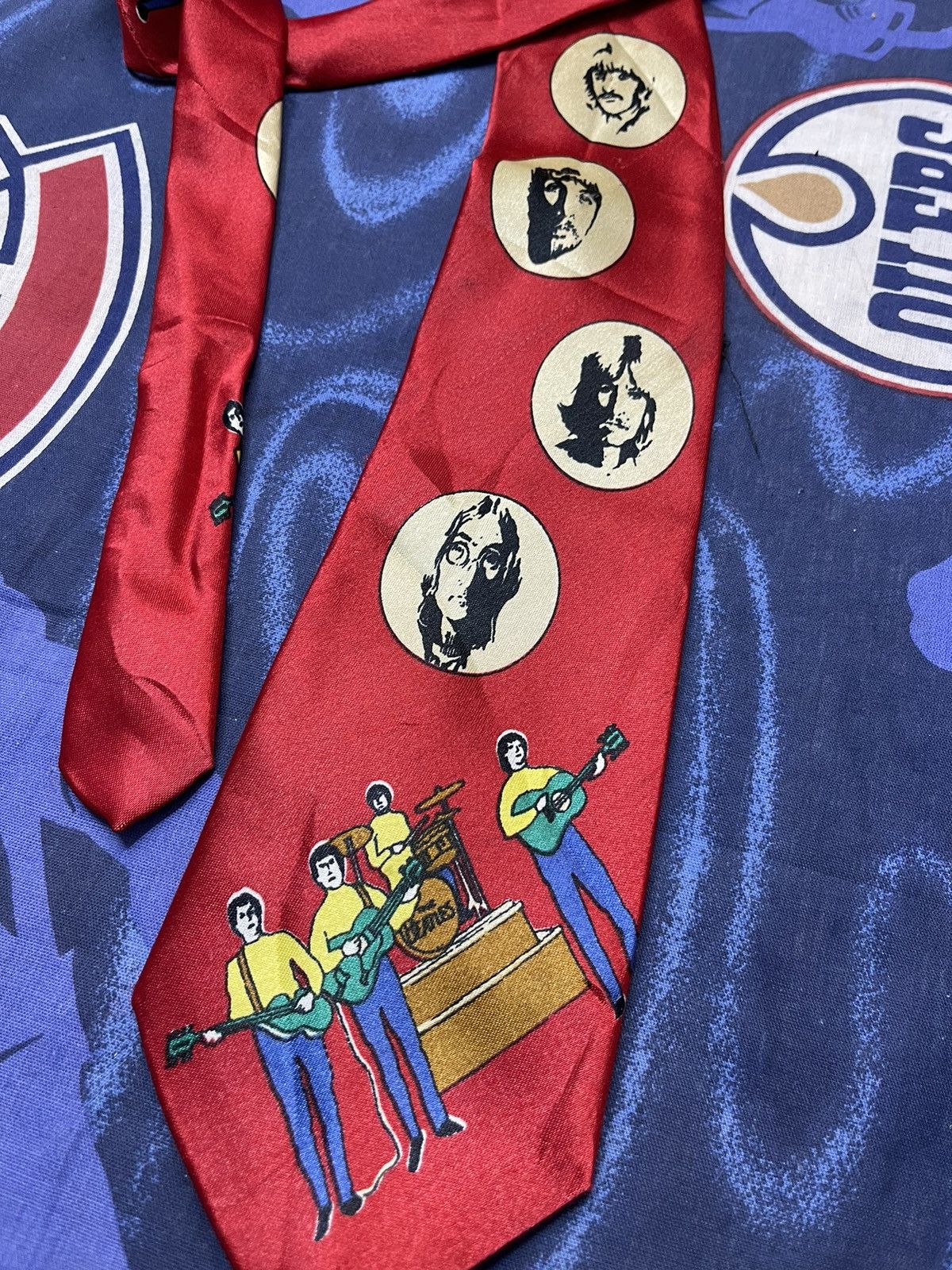Band Tees × Vintage THE BEATLES TIE Size ONE SIZE - 2 Thumbnail