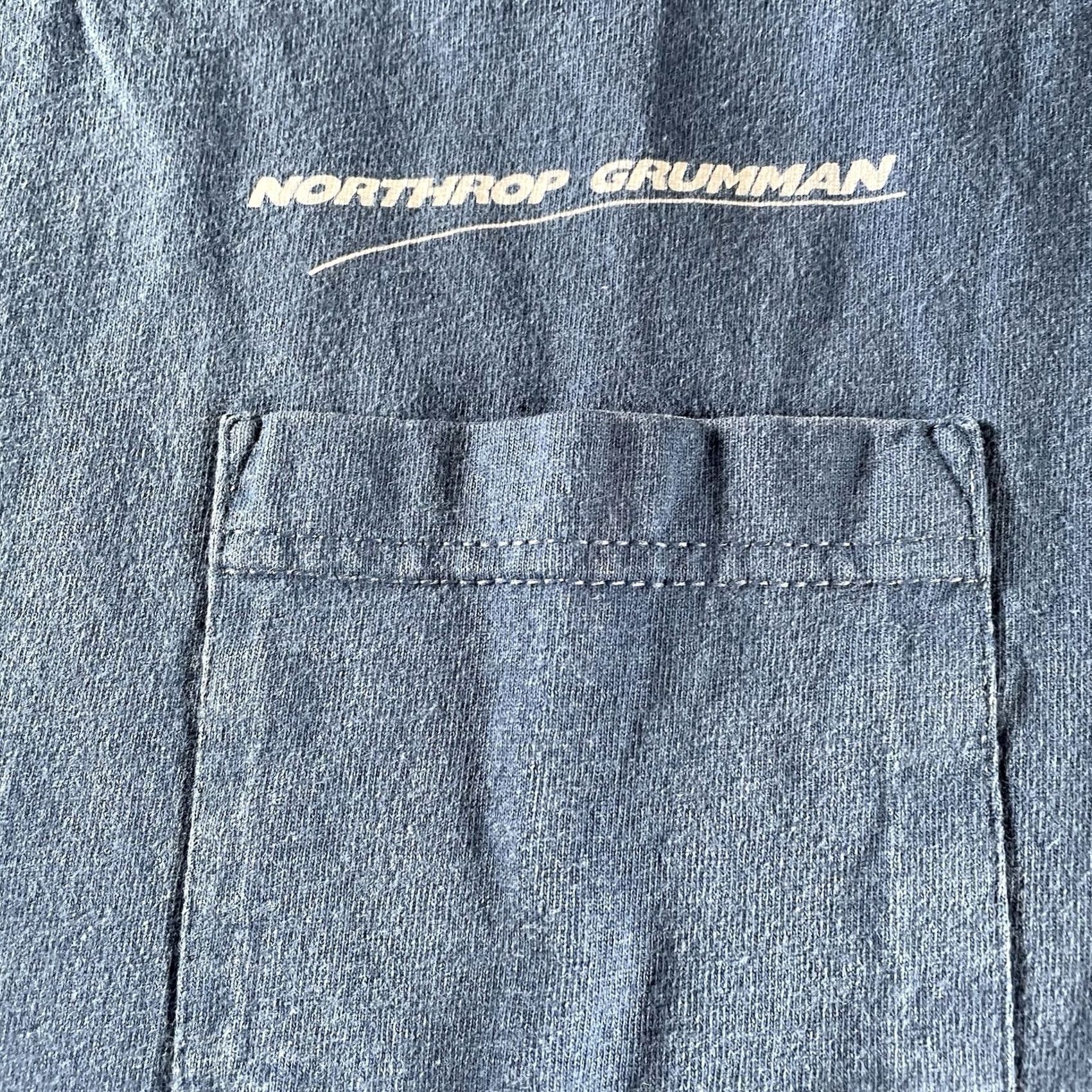 Vintage Northrop Grumman Shirt Men’s Small T-Shirt Navy Blue Planes UAV Triton MQ-4C Spirit S Mens Size US S / EU 44-46 / 1 - 5 Thumbnail