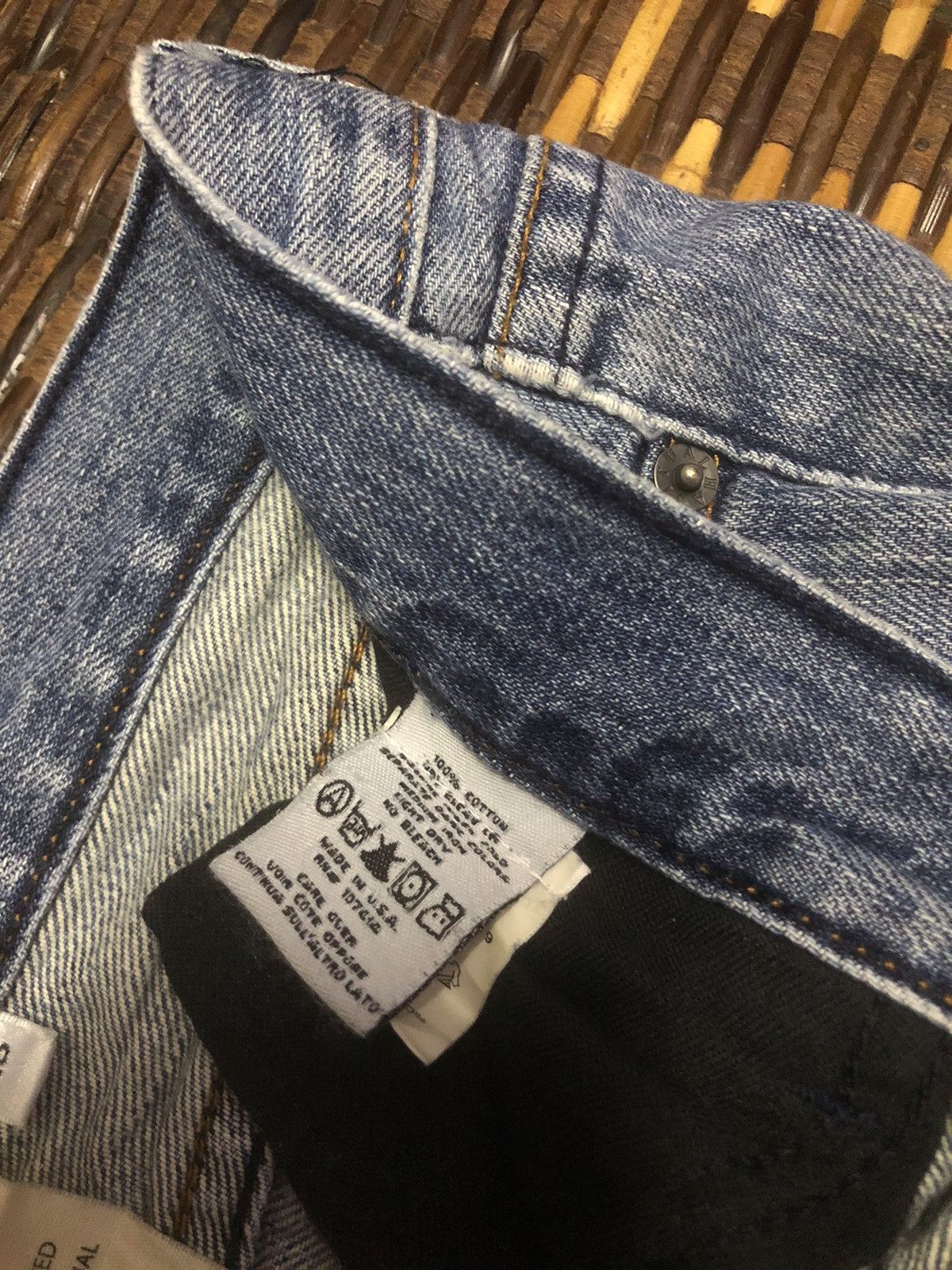 Designer × Vintage VINTAGE HABITUAL WITH PROJECT ALABAMA PATCHWORK JEANS Size 29" - 11 Thumbnail