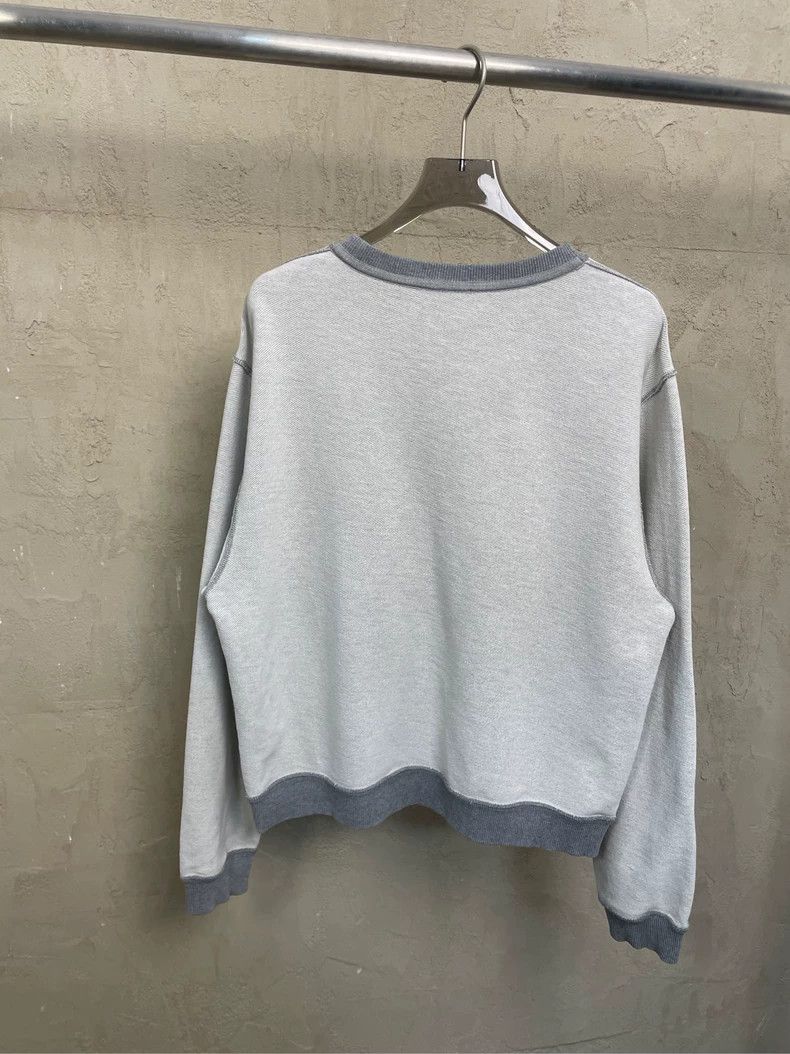 Loewe Loewe Grey reverse embroidered Logo round neck sweater Size M / US 6-8 / IT 42-44 - 2 Thumbnail