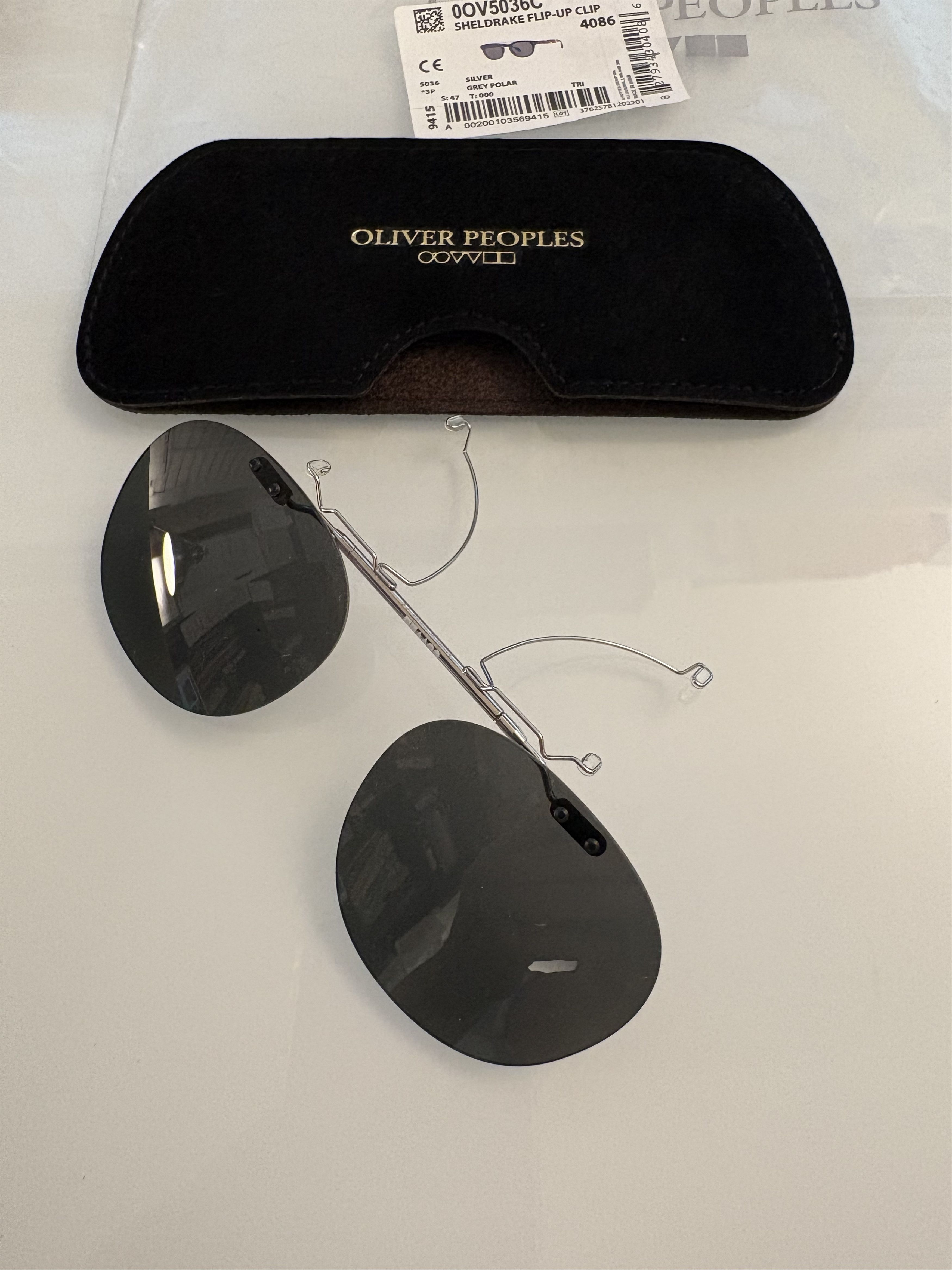Oliver Peoples SHELDRAKE FLIP-UP CLIP -ON(OV5036C) GREY POLAR 47MM Size ONE SIZE - 2 Thumbnail